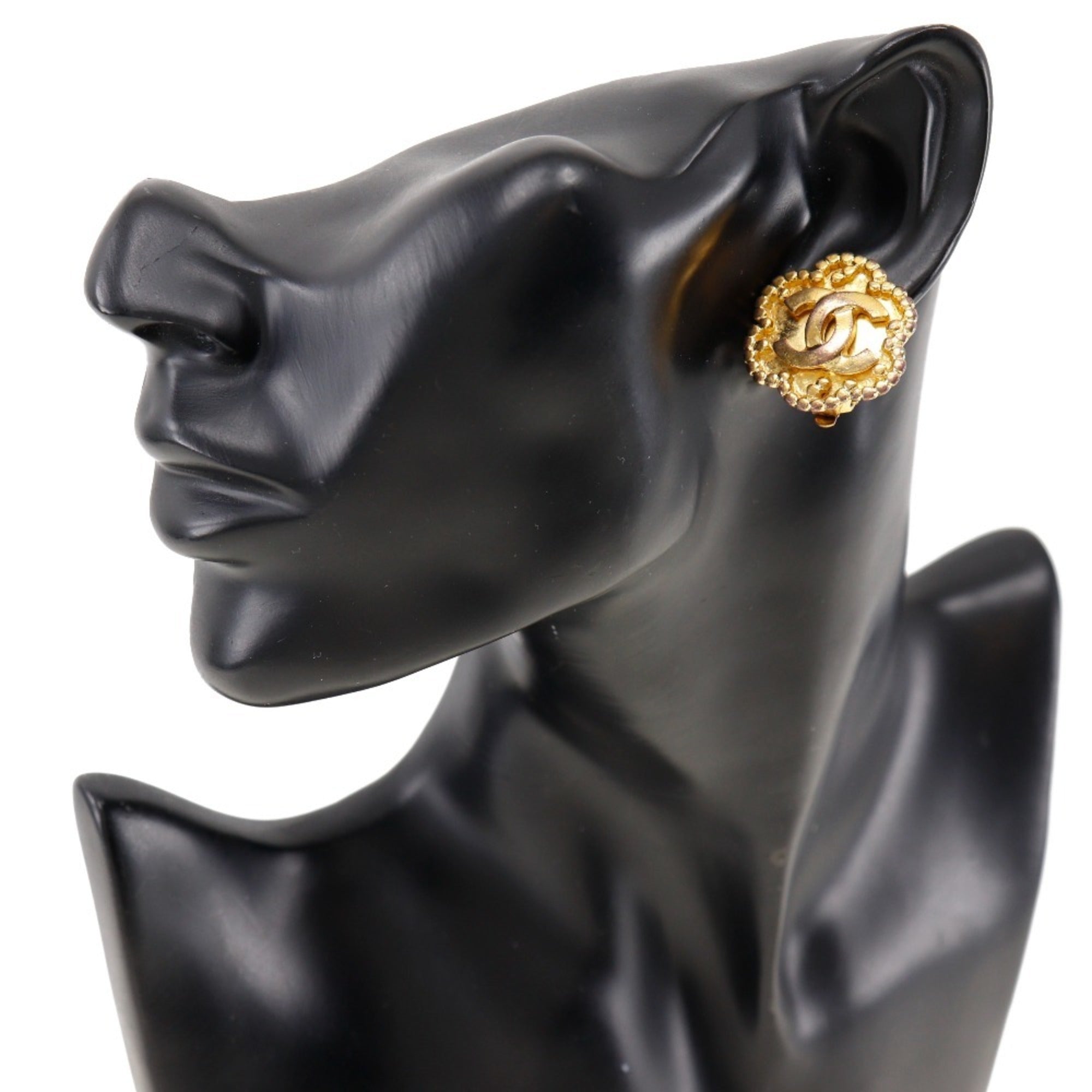 Earrings Gold-Tone Metal