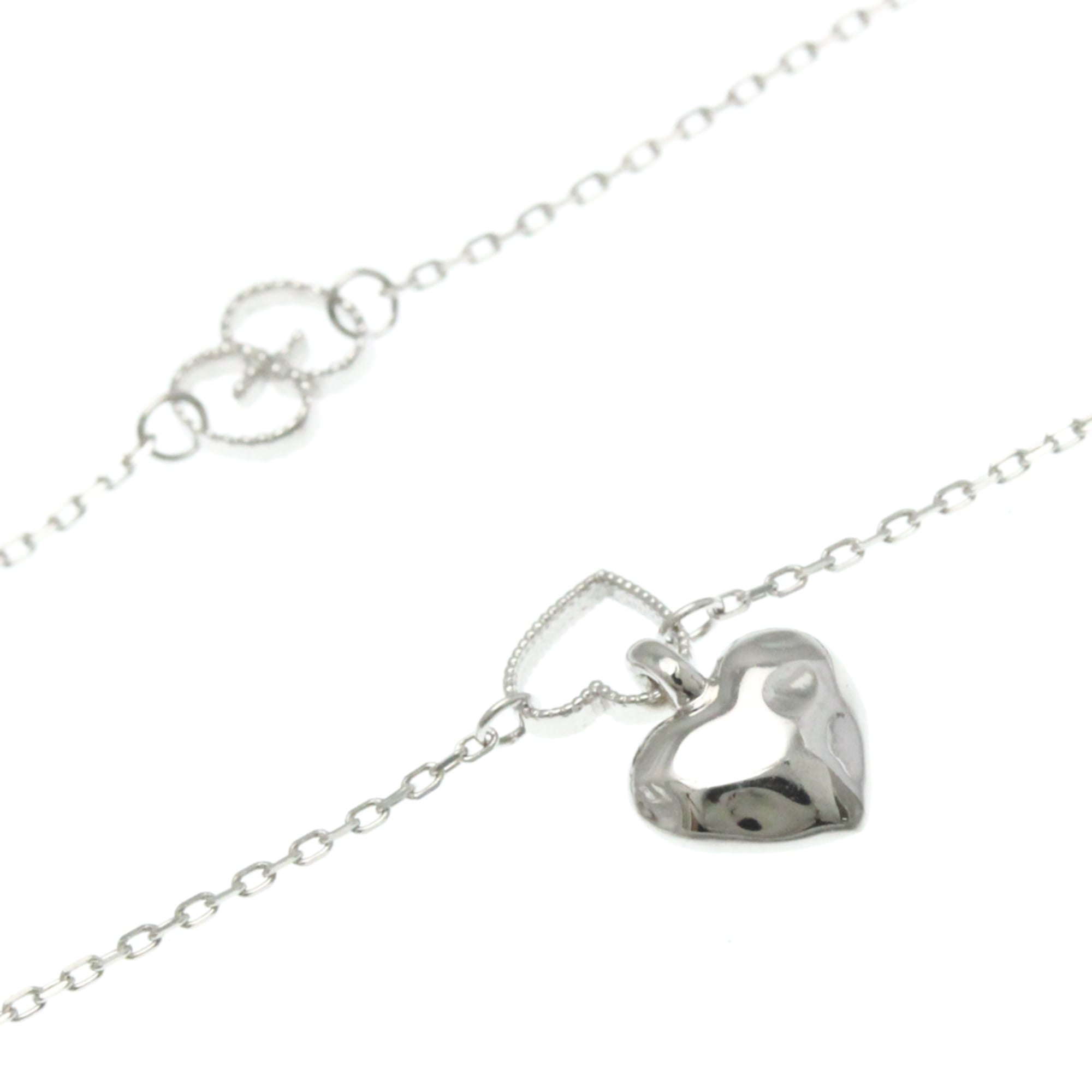 Pendant Necklace 18K White Gold with Diamond