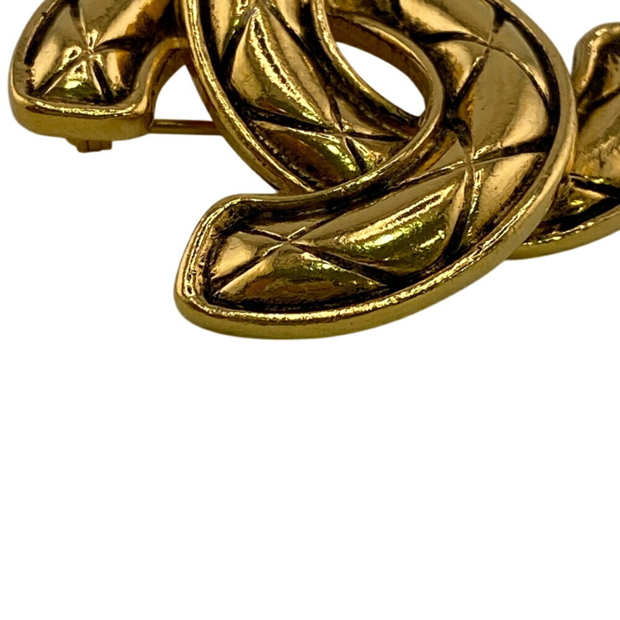 CC Logo Brooch Metal