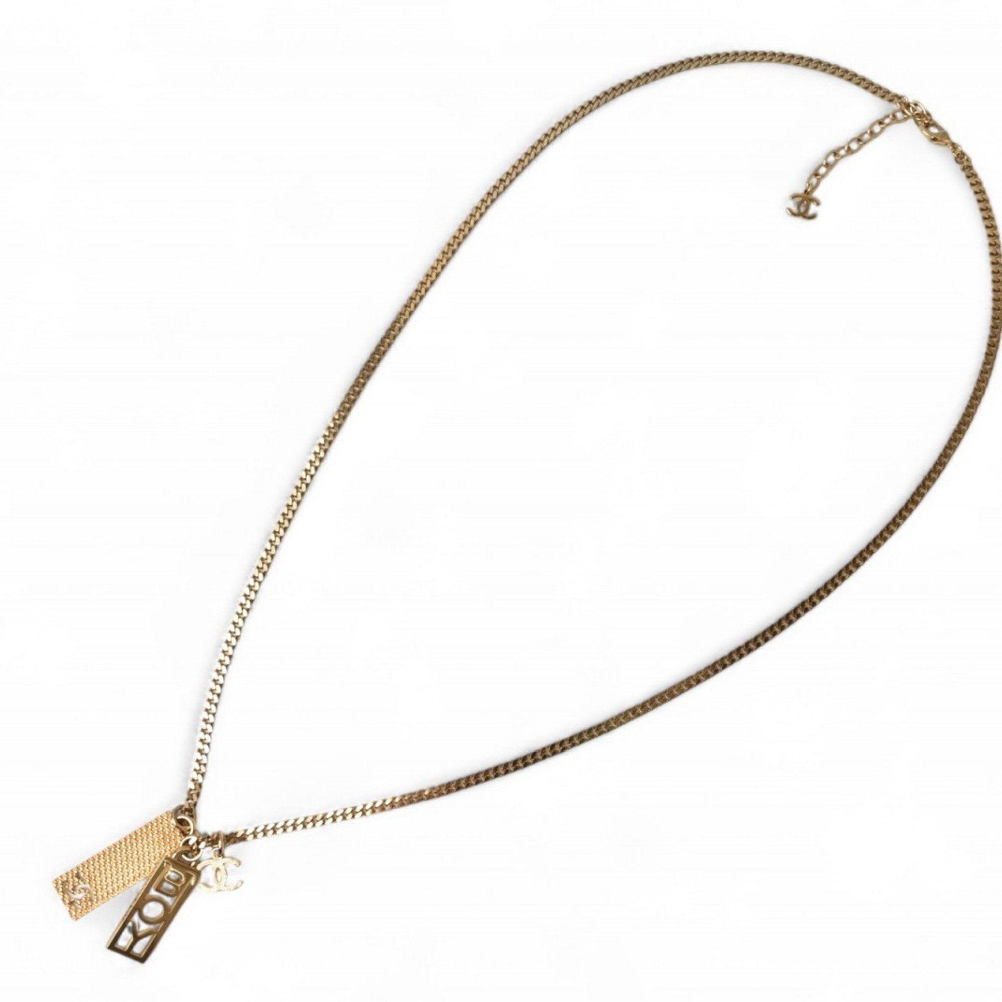 Boy Pendant Necklace Metal with Rhinestone