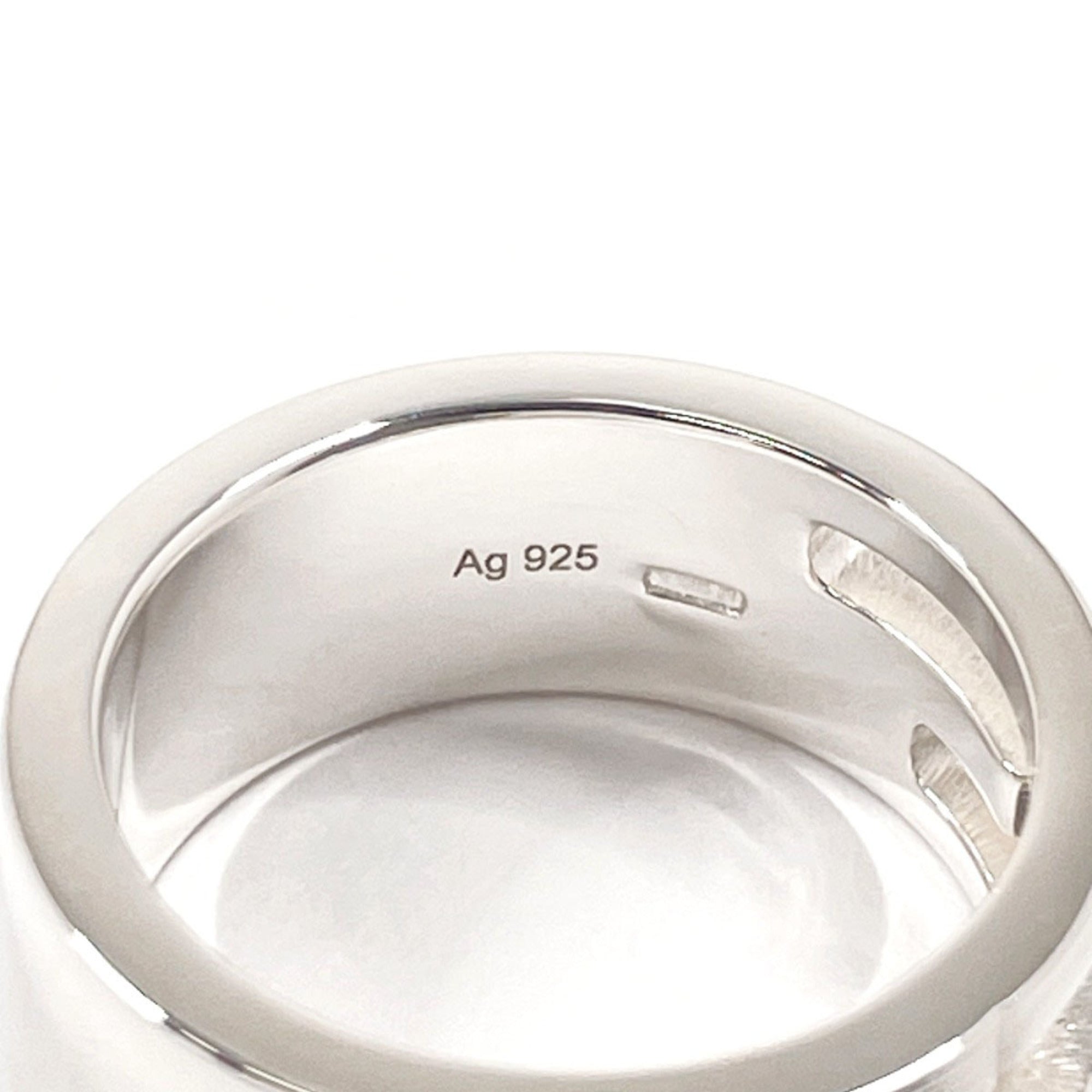 Cutout G Band Ring Sterling Silver