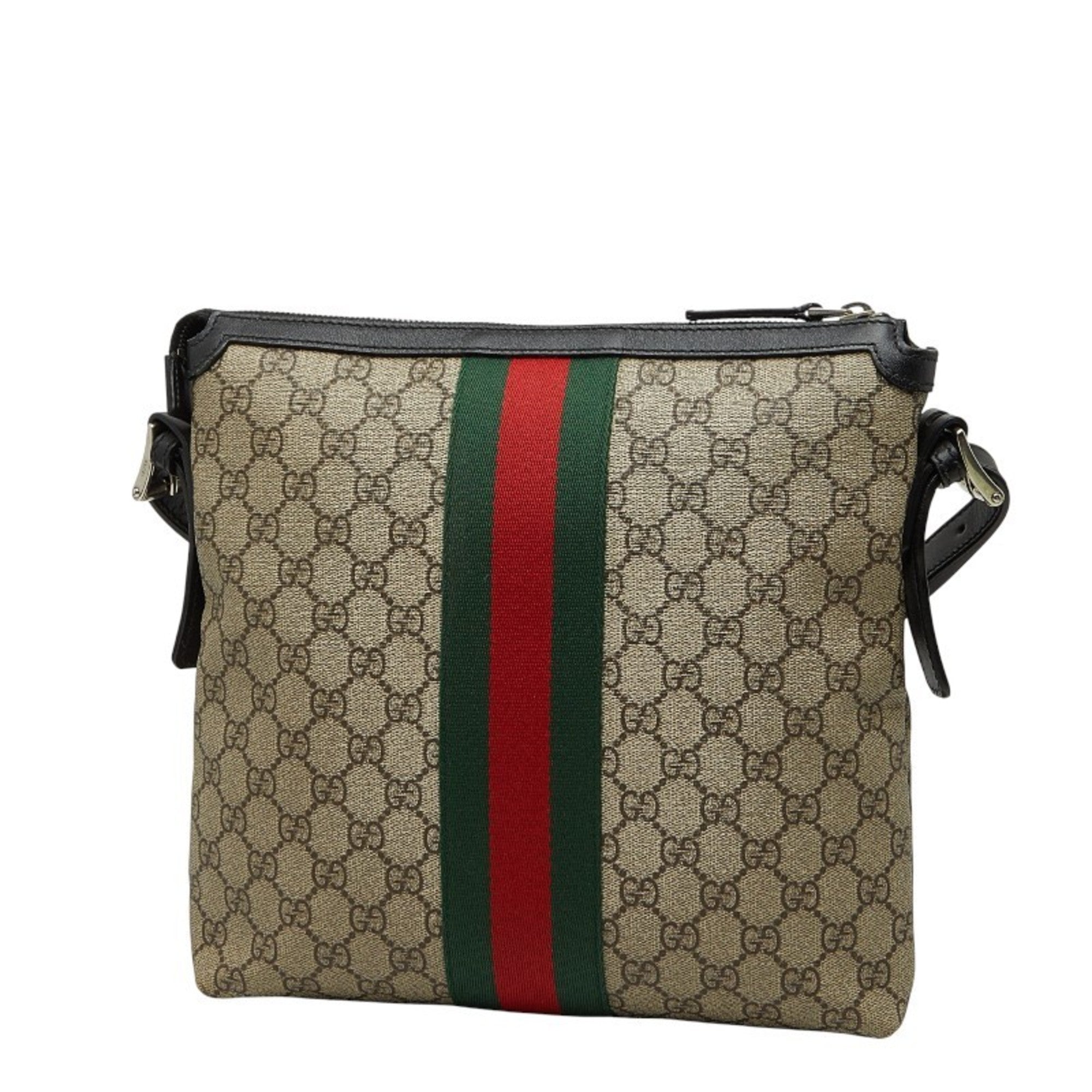 Web Messenger Bag GG Coated Canvas Medium