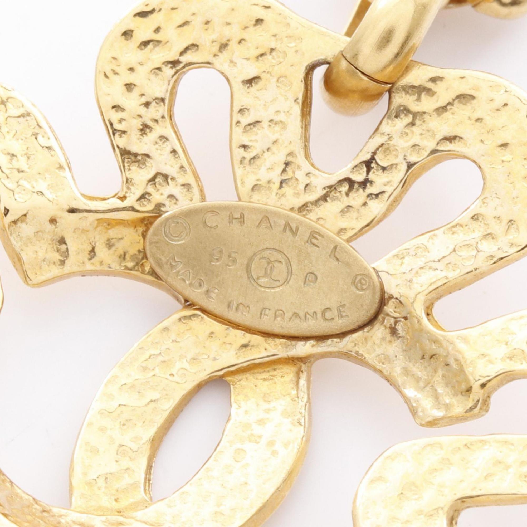 CC Logo Pendant Necklace Metal