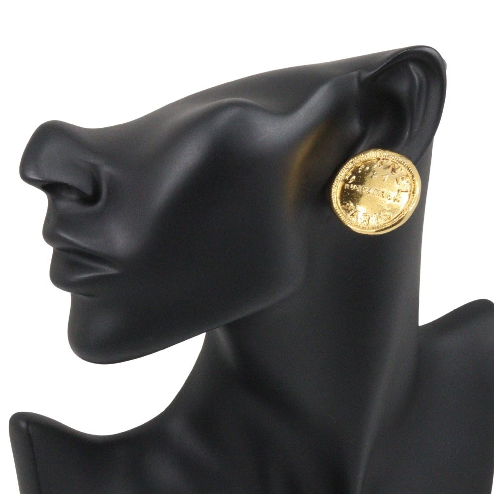 Clip-On Earrings Clip-On Gold-Tone Metal