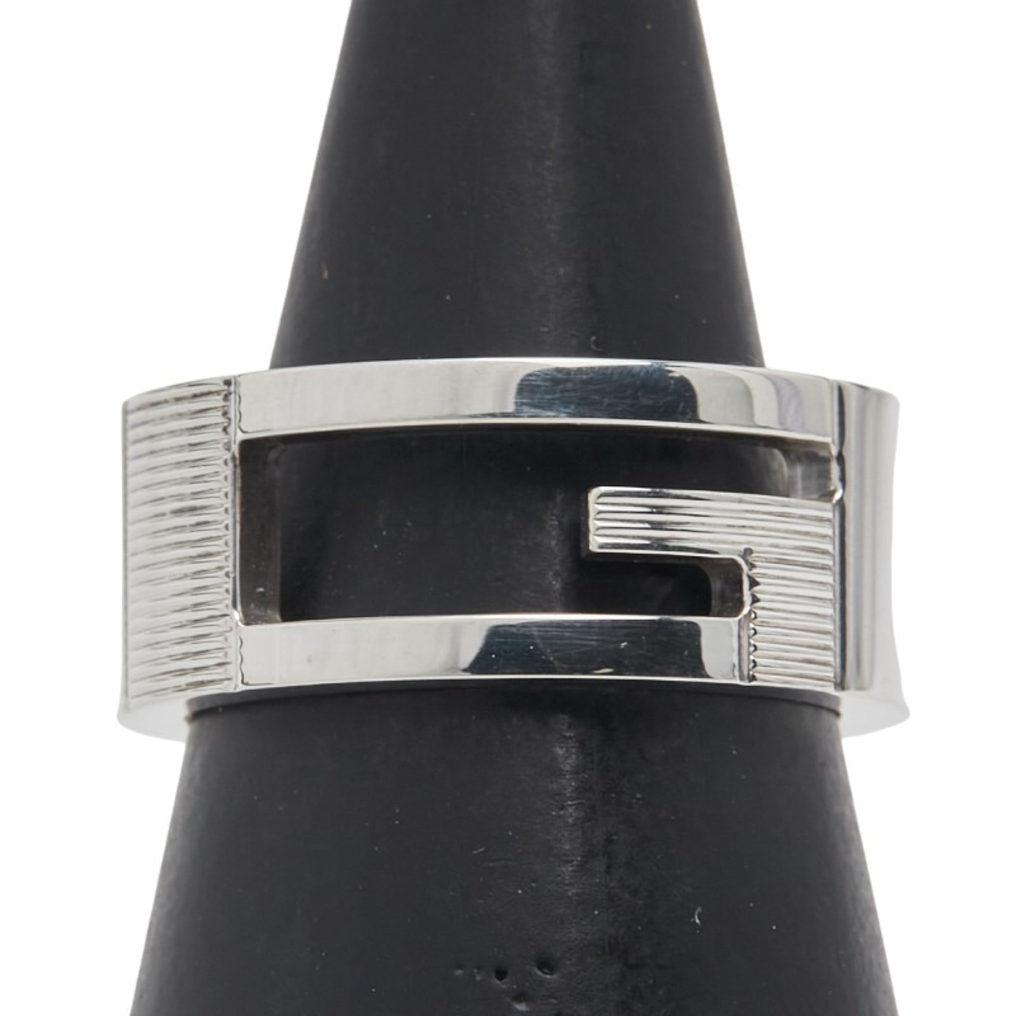 Cutout G Ring Sterling Silver