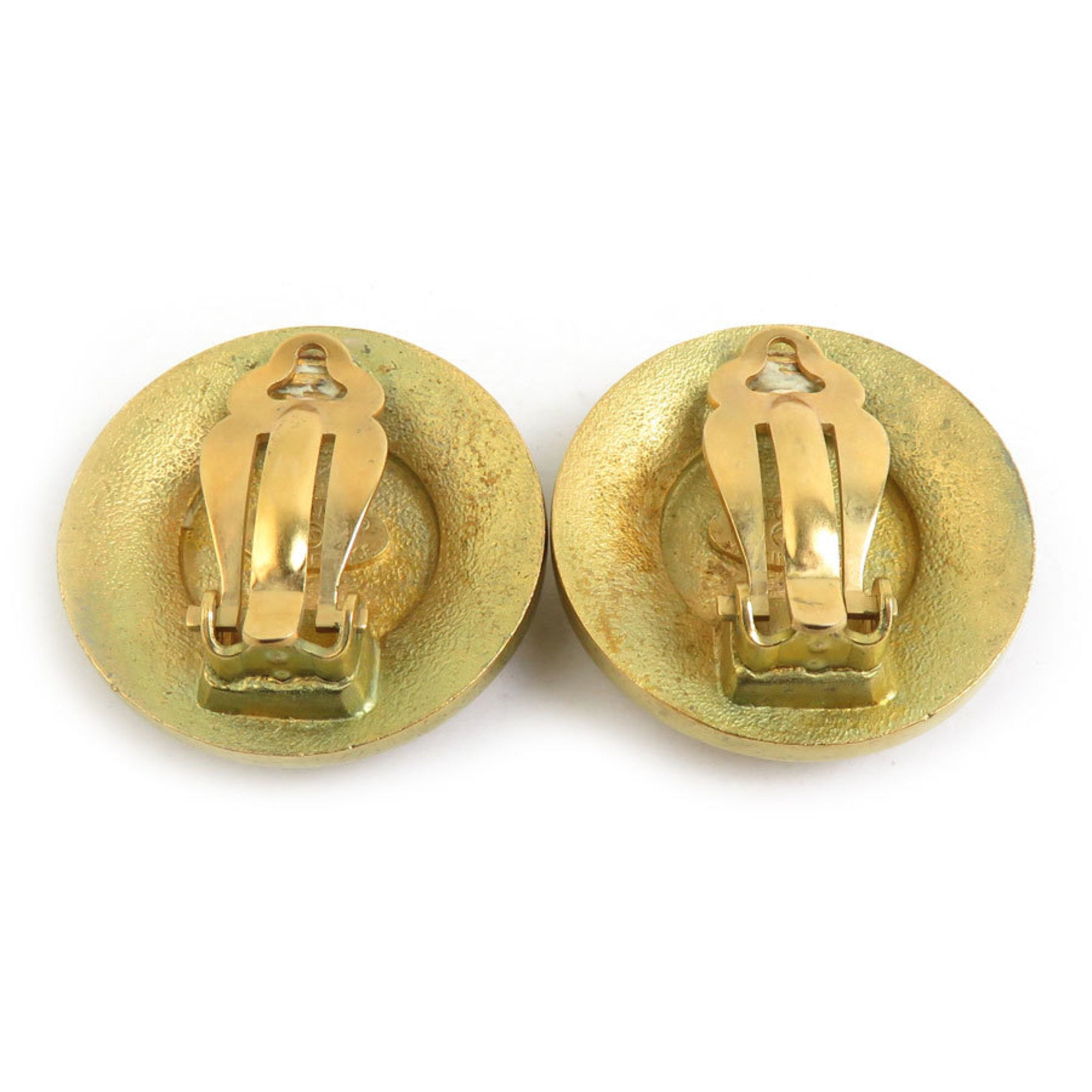 Earrings Gold-Tone Metal