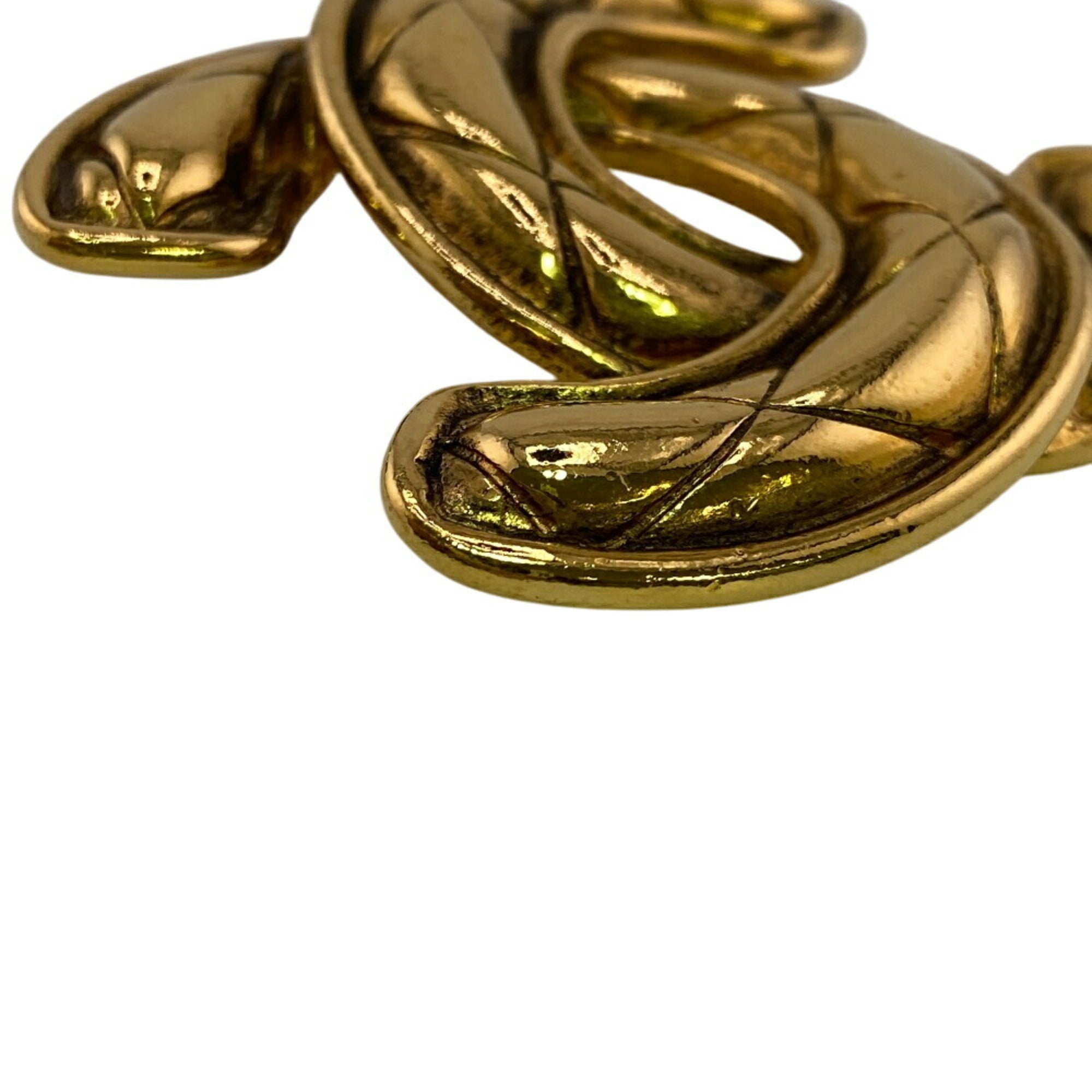 CC Logo Brooch Metal
