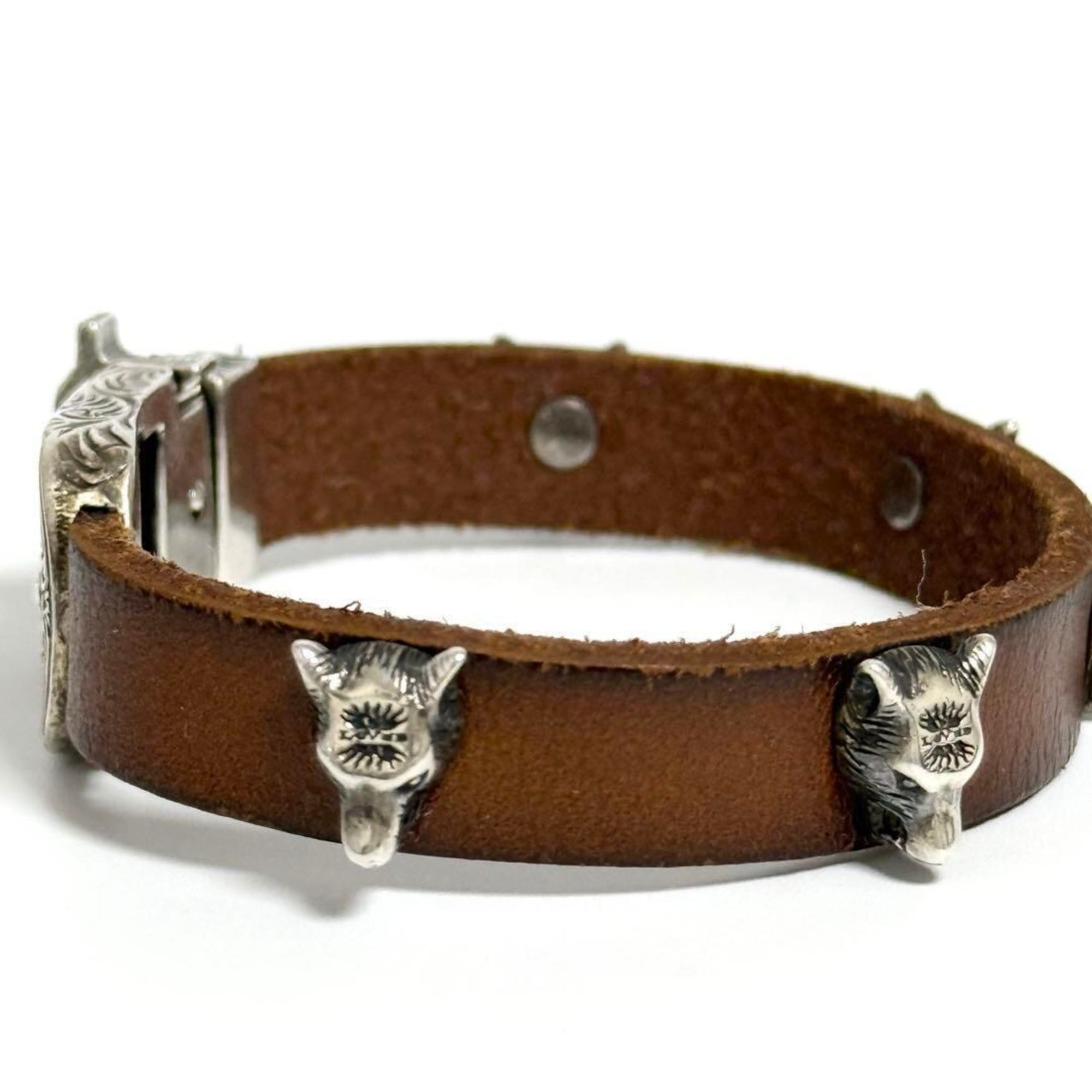 Bracelet Leather and Sterling Silver