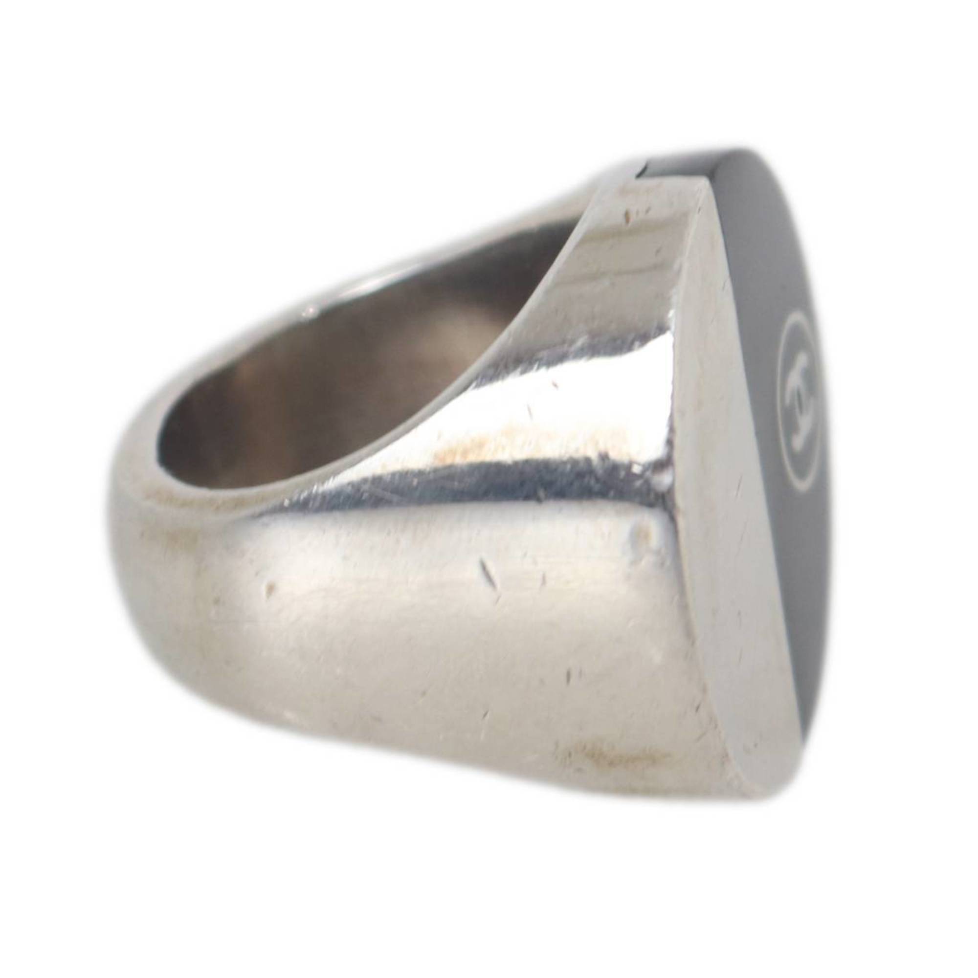 CC Logo Ring Sterling Silver
