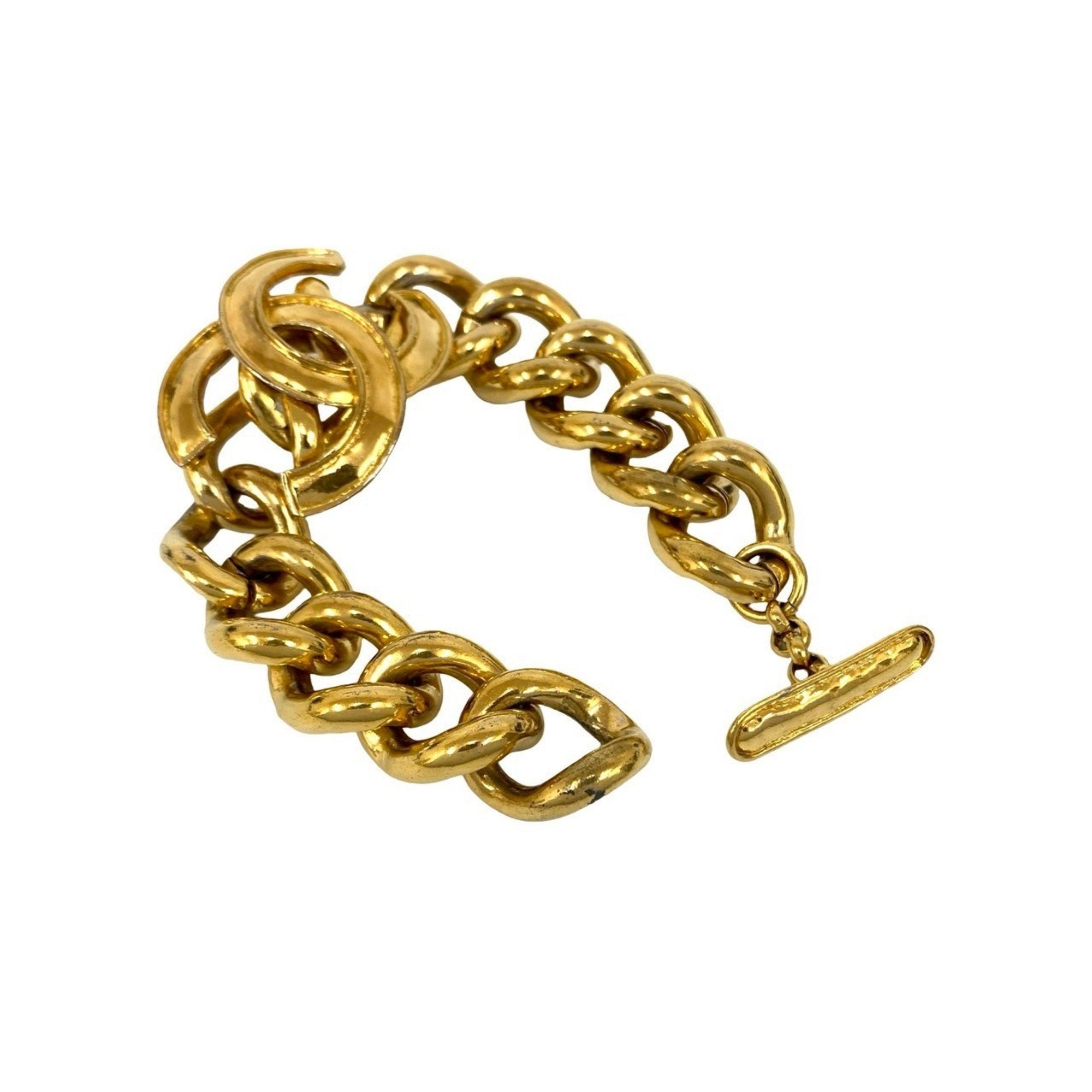CC Logo Chain Bracelet Metal