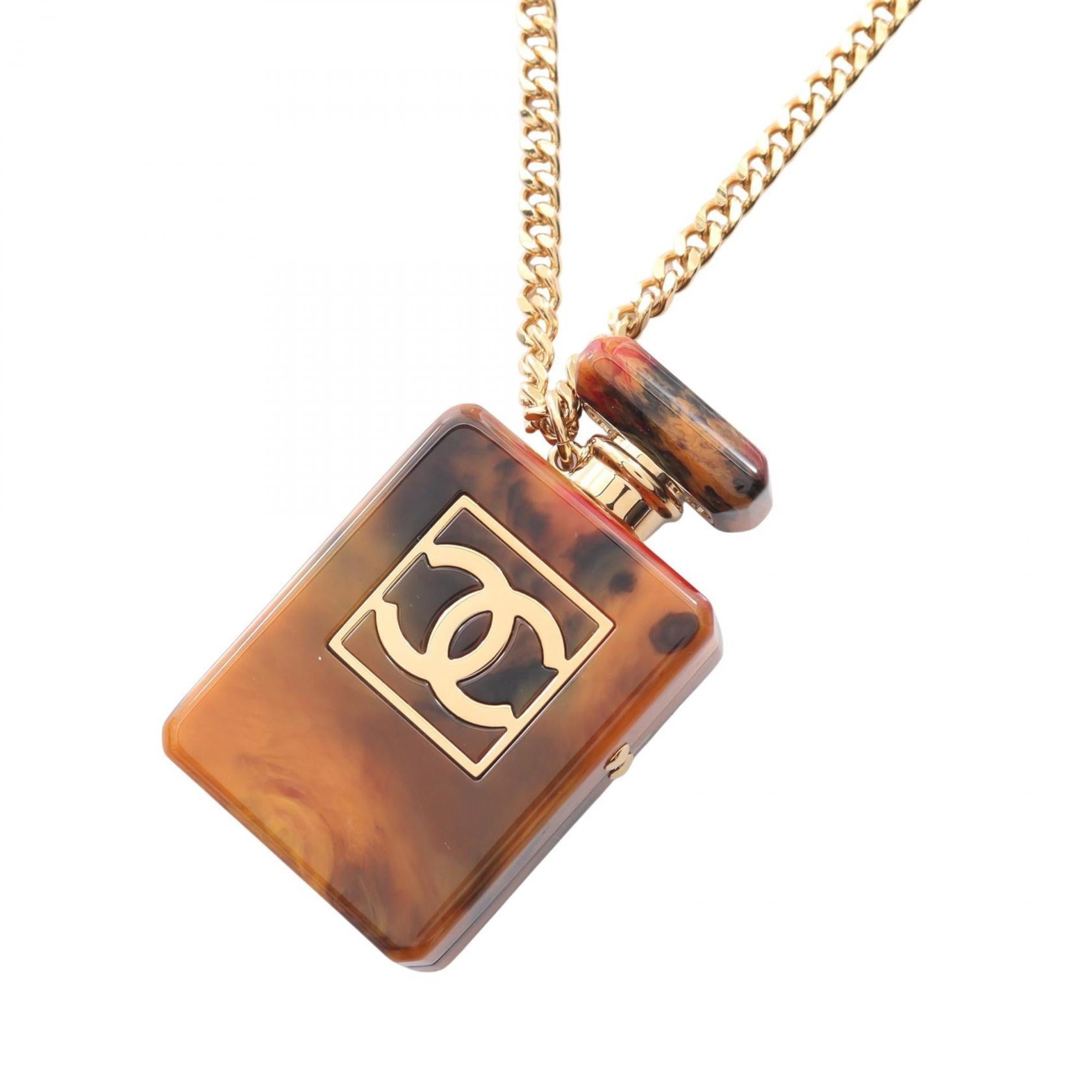 CC Logo Pendant Necklace Metal