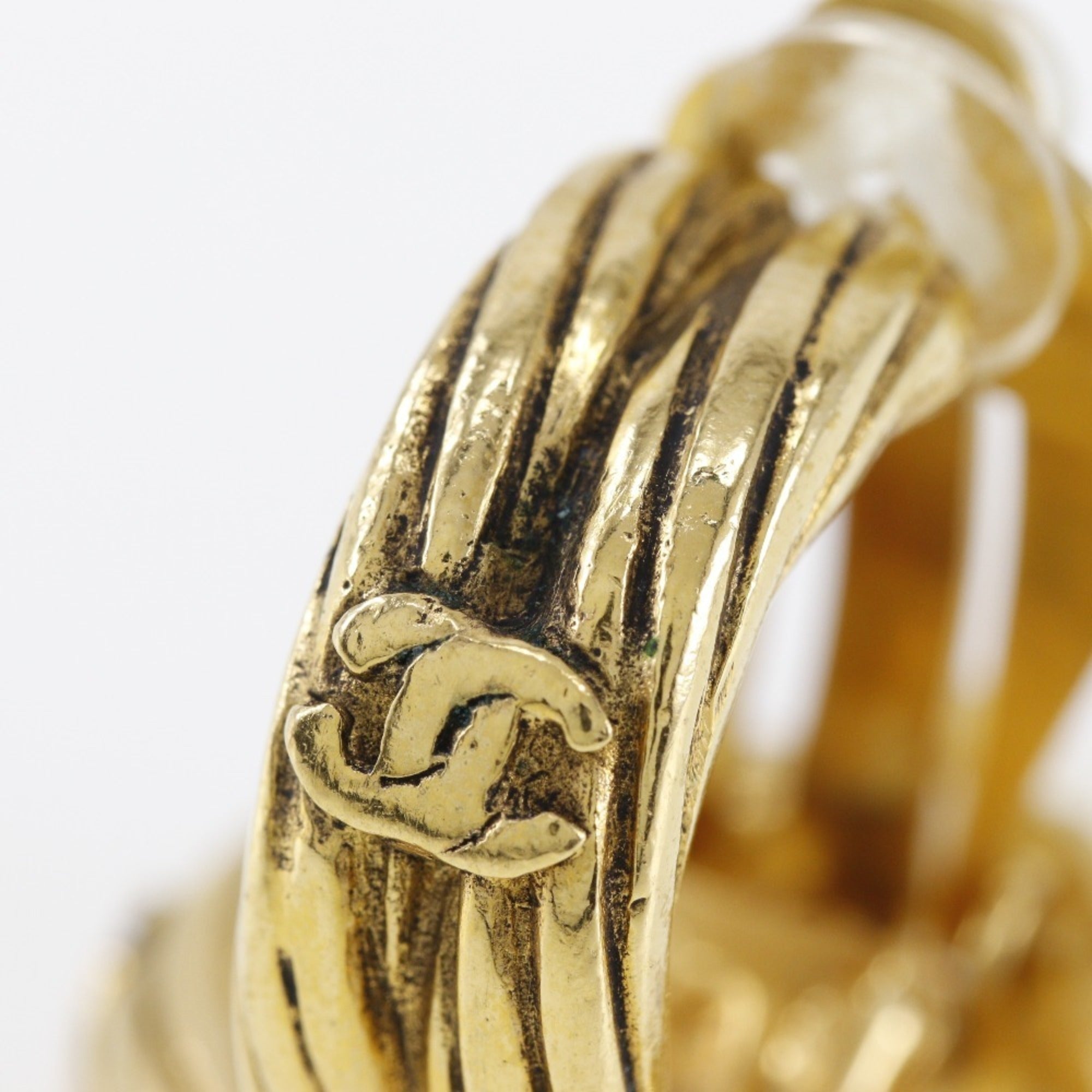 Clip-On Earrings Clip-On Gold-Tone Metal
