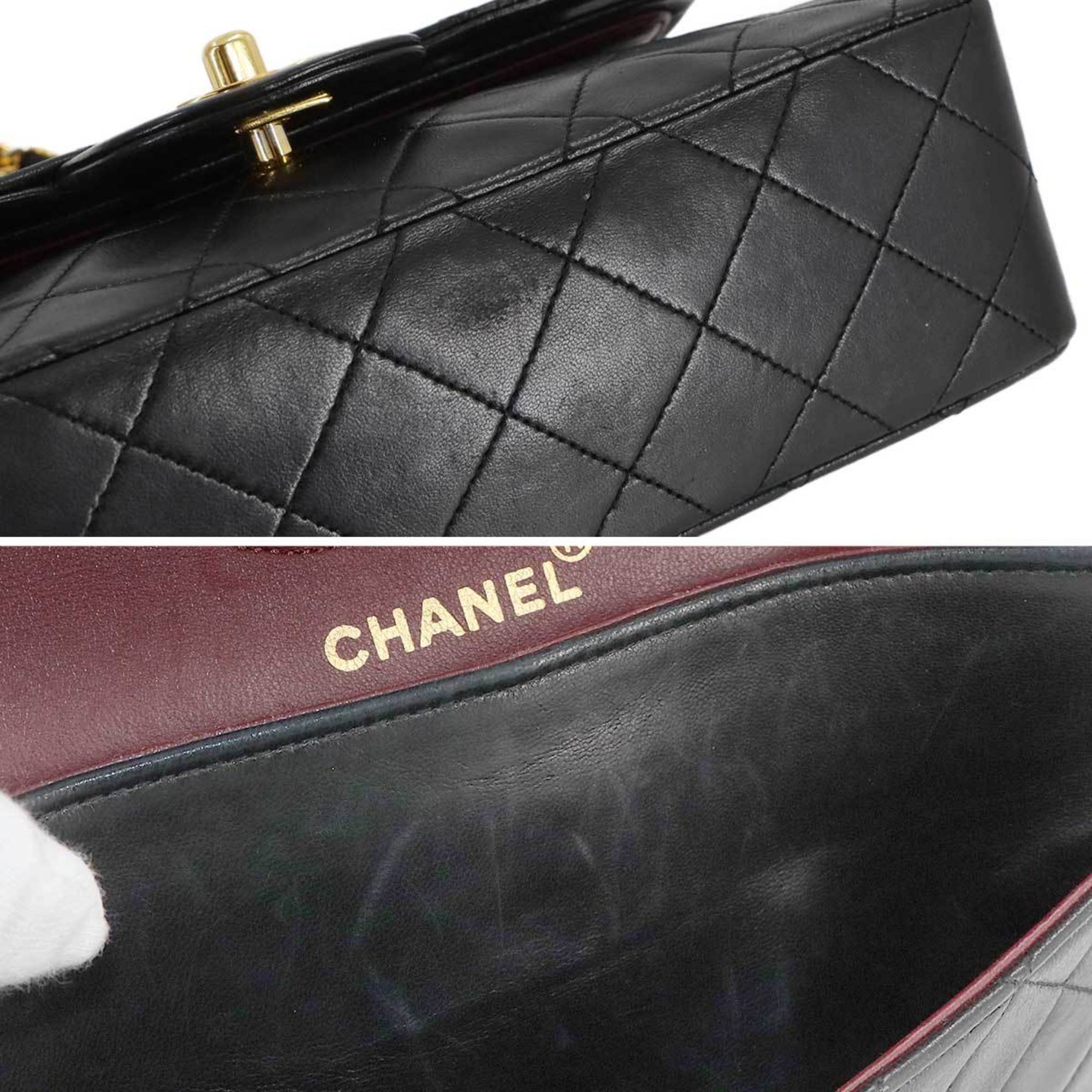 Vintage Classic Double Flap Bag Quilted Lambskin Small