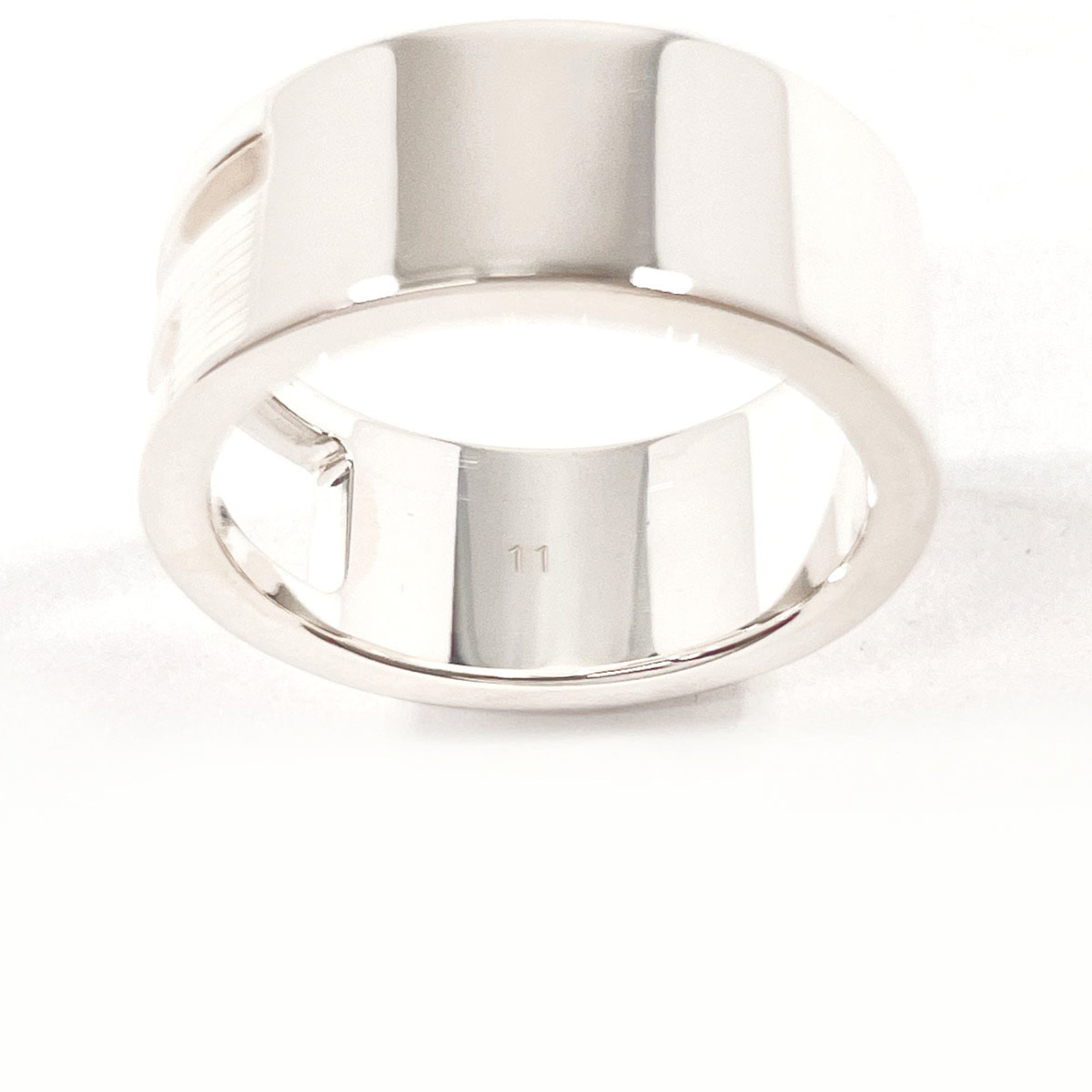 Cutout G Ring Sterling Silver