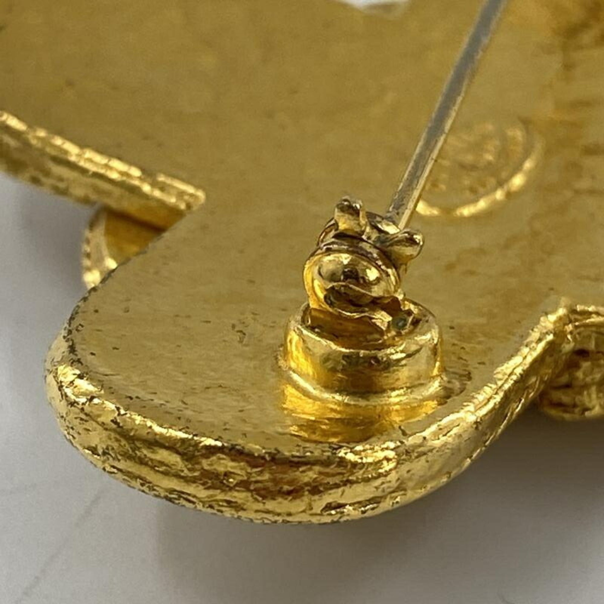 CC Logo Brooch Metal