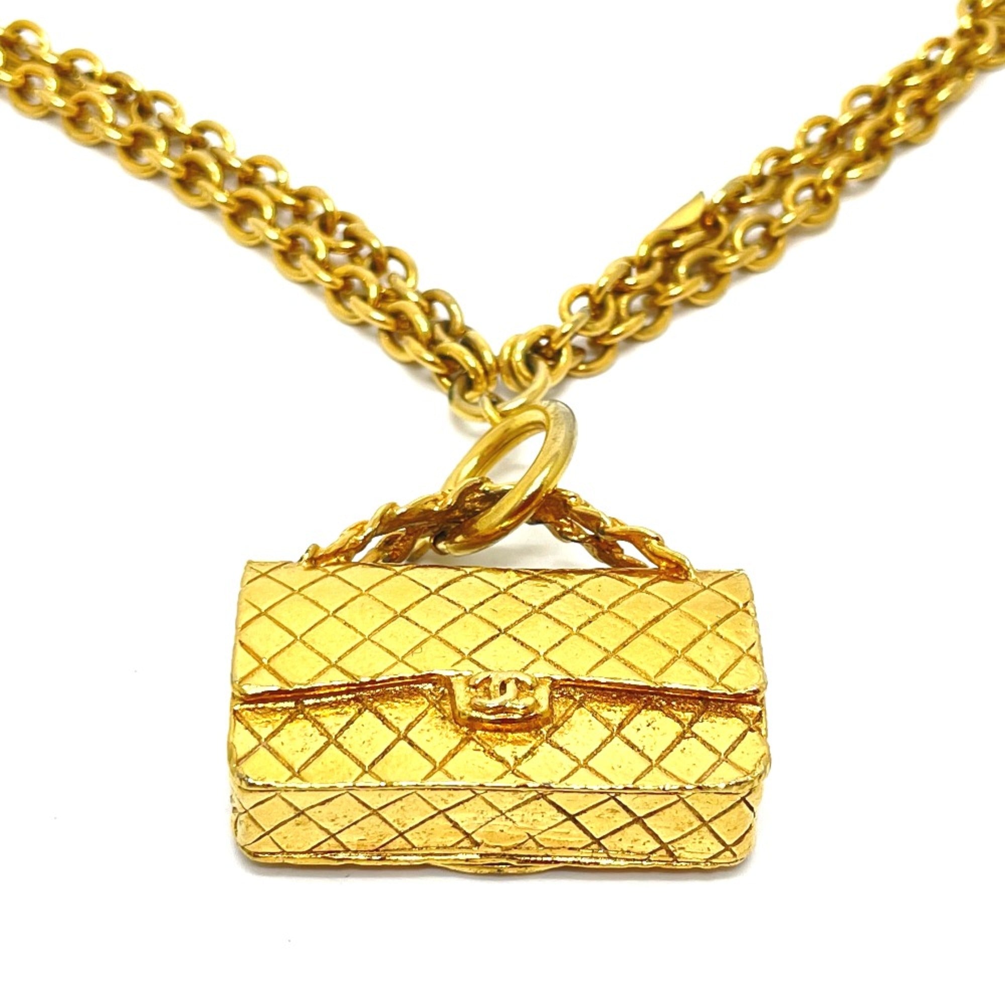 Vintage Pendant Necklace Gold