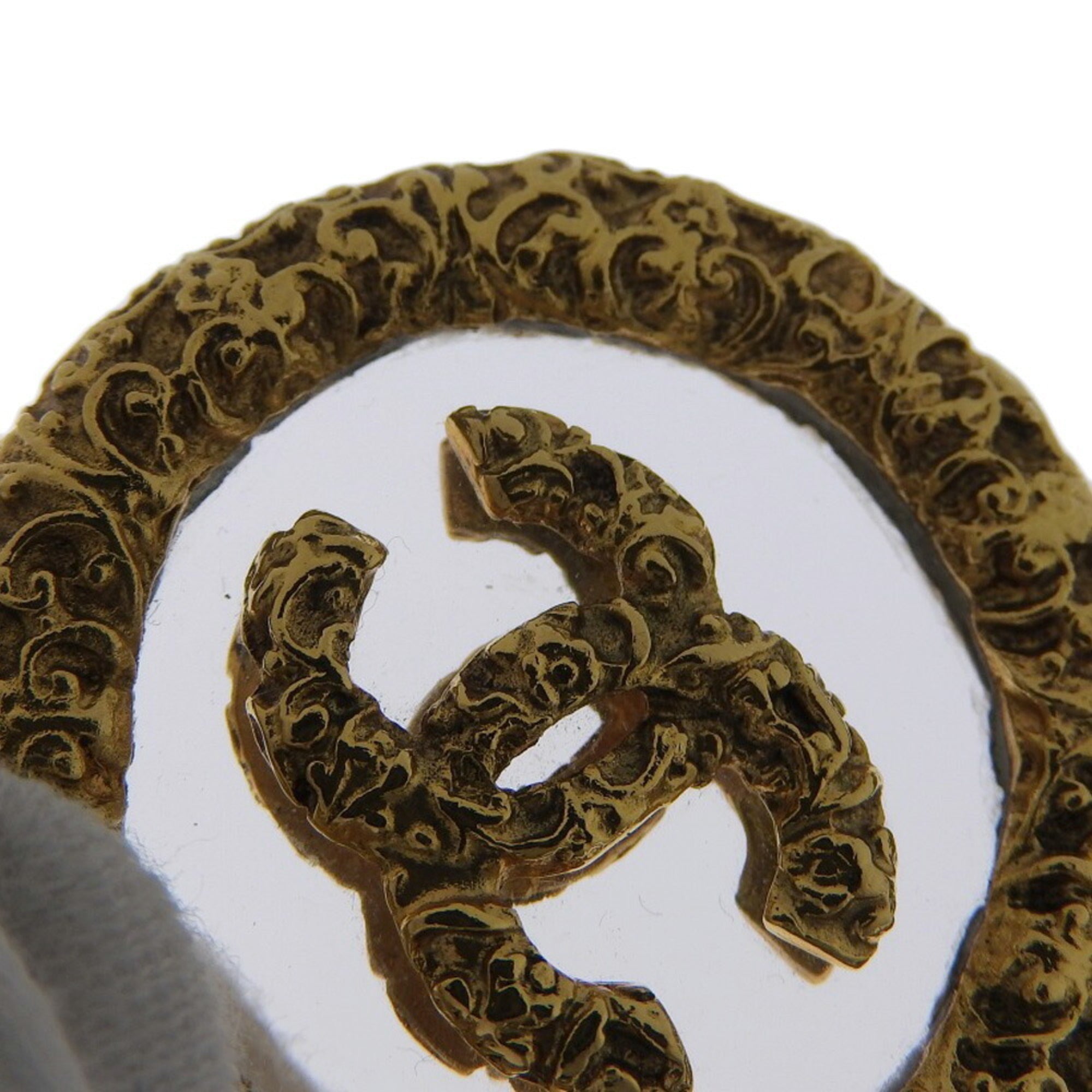 CC Logo Pendant Necklace Metal