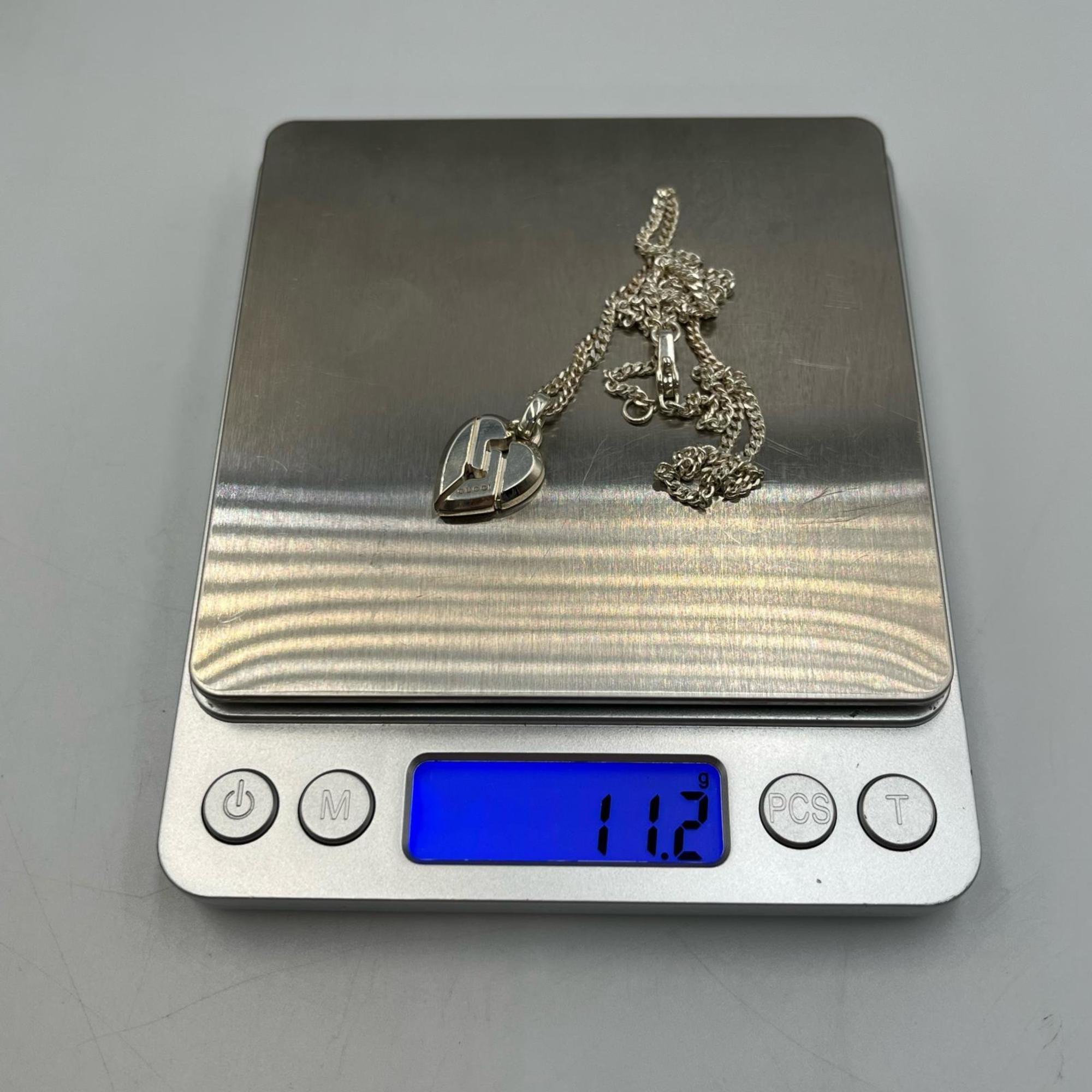 Knot Heart Pendant Necklace Sterling Silver
