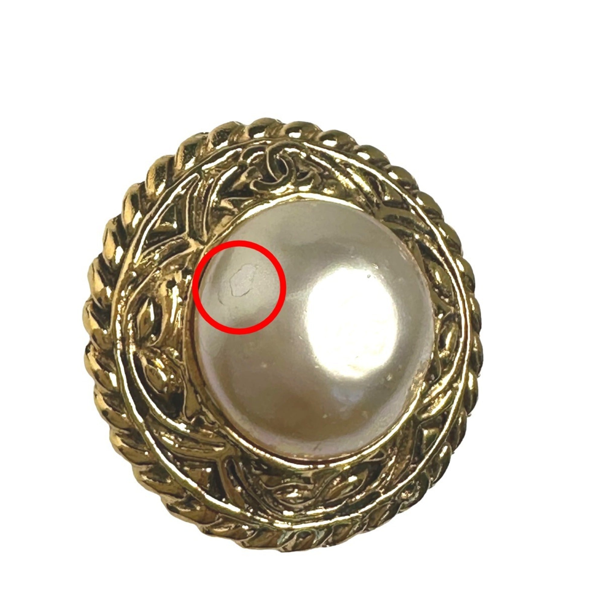Earrings Gold-Tone Metal