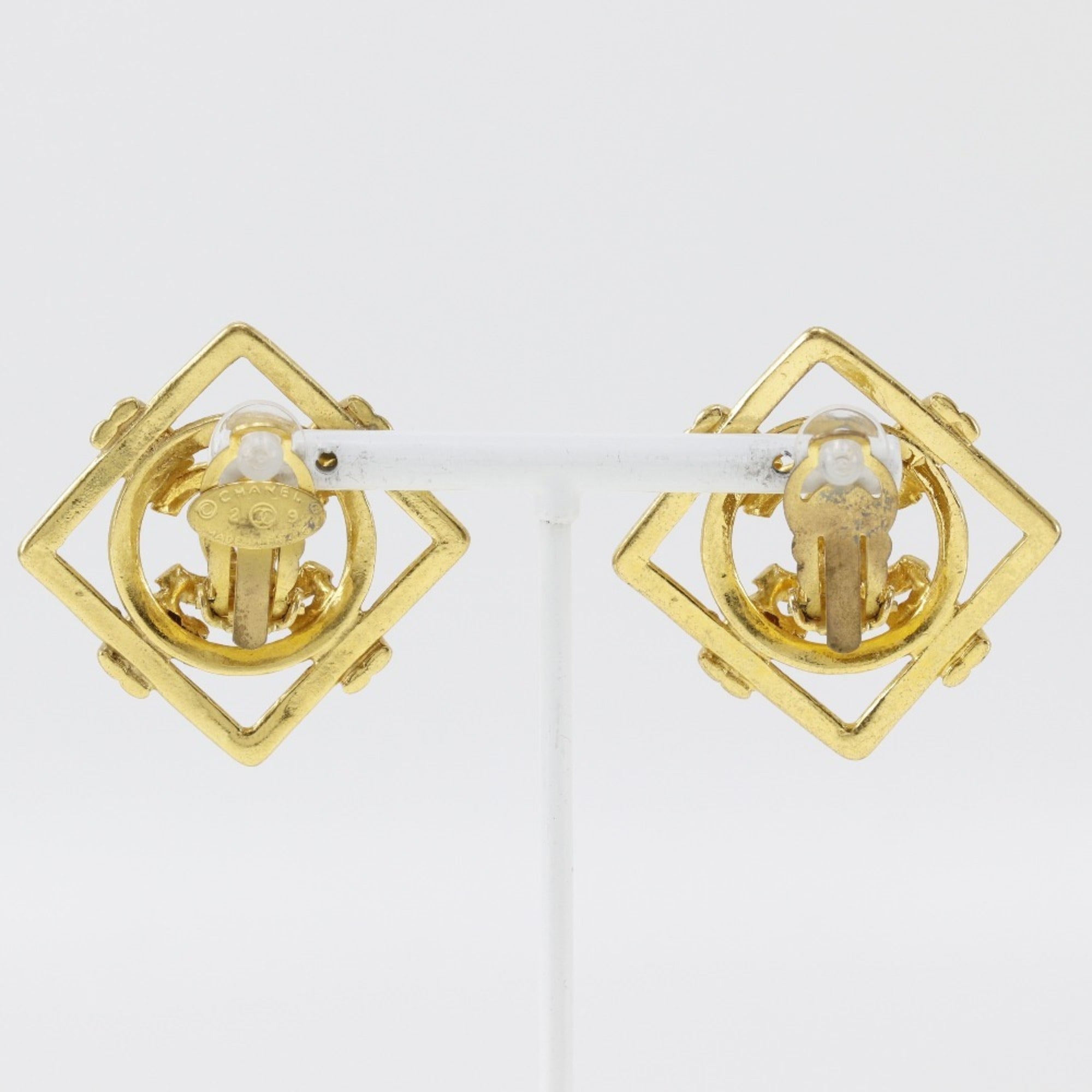 Clip-On Earrings Clip-On Gold-Tone Metal