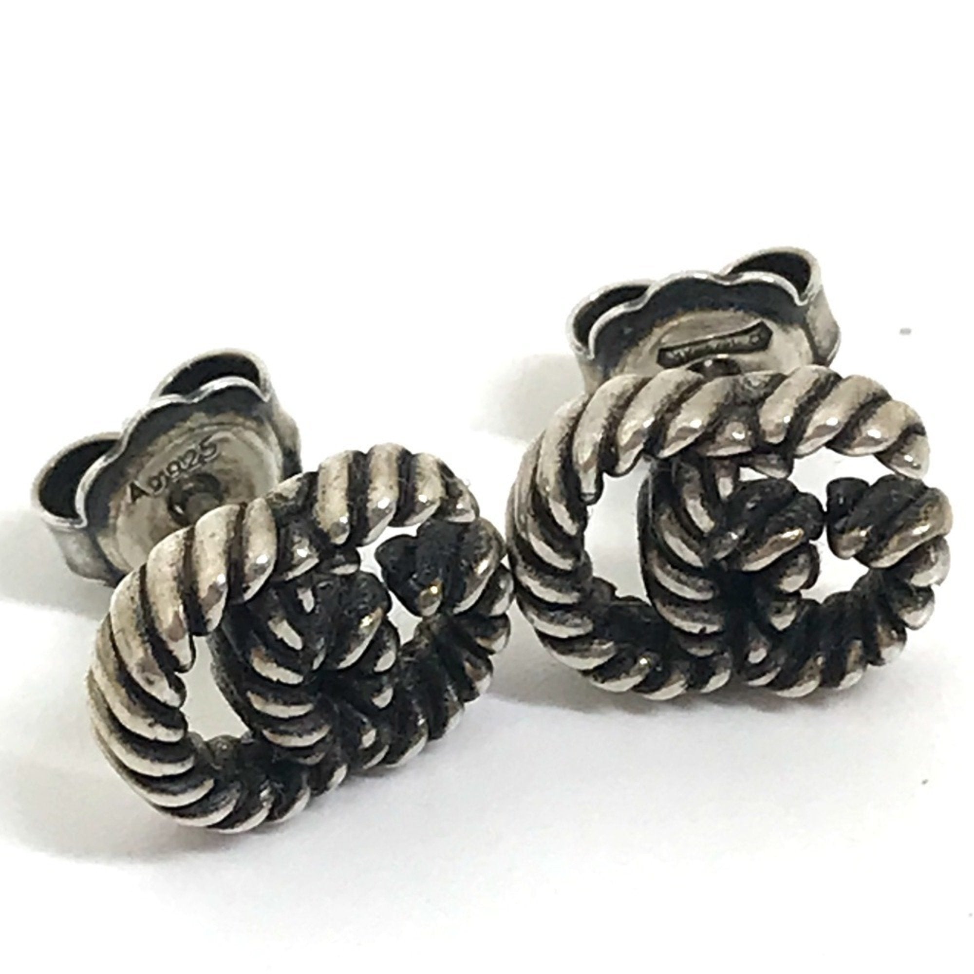 Earrings Logo Sterling Silver