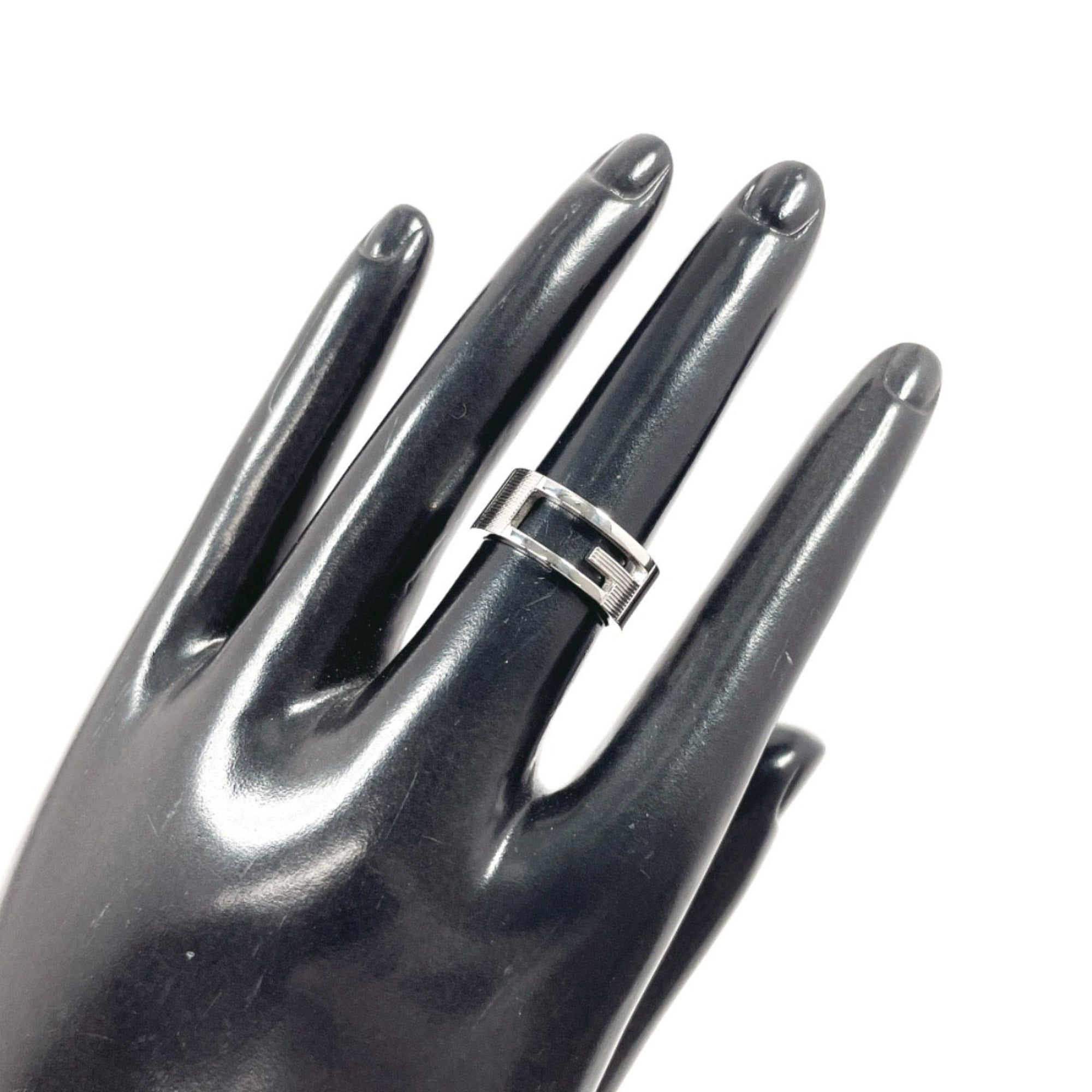 Cutout G Band Ring Sterling Silver