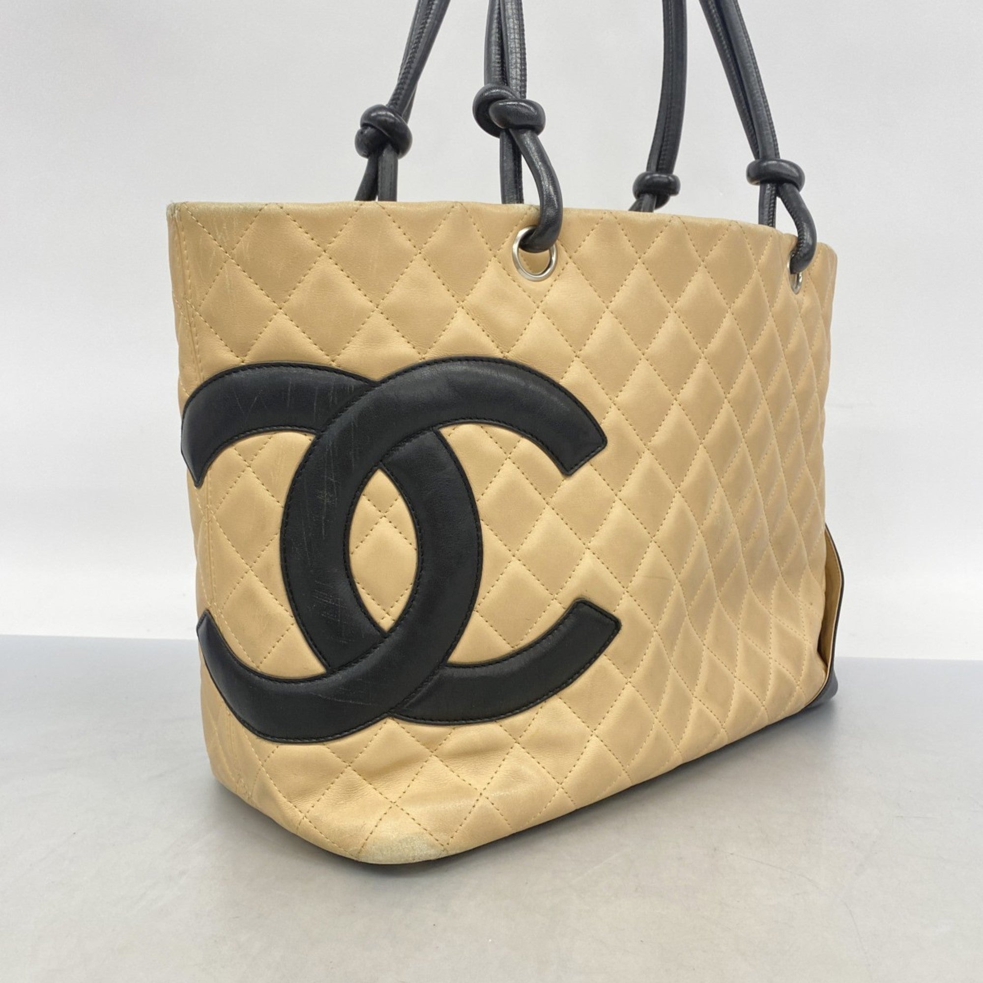 Cambon Tote Quilted Leather Large