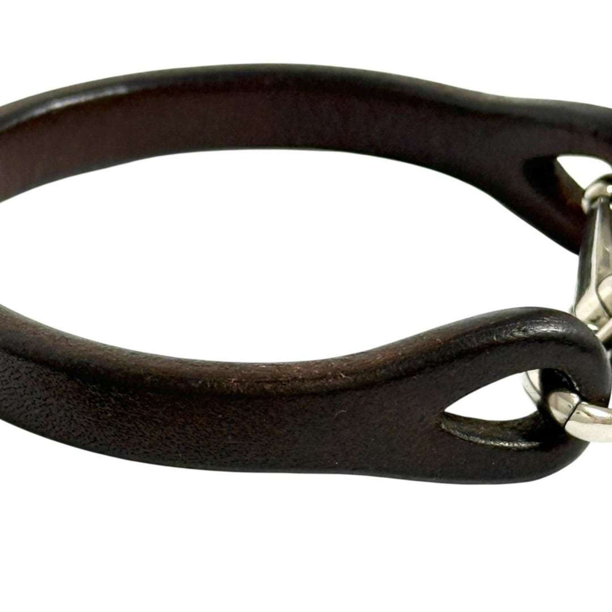 Bracelet Leather and Sterling Silver