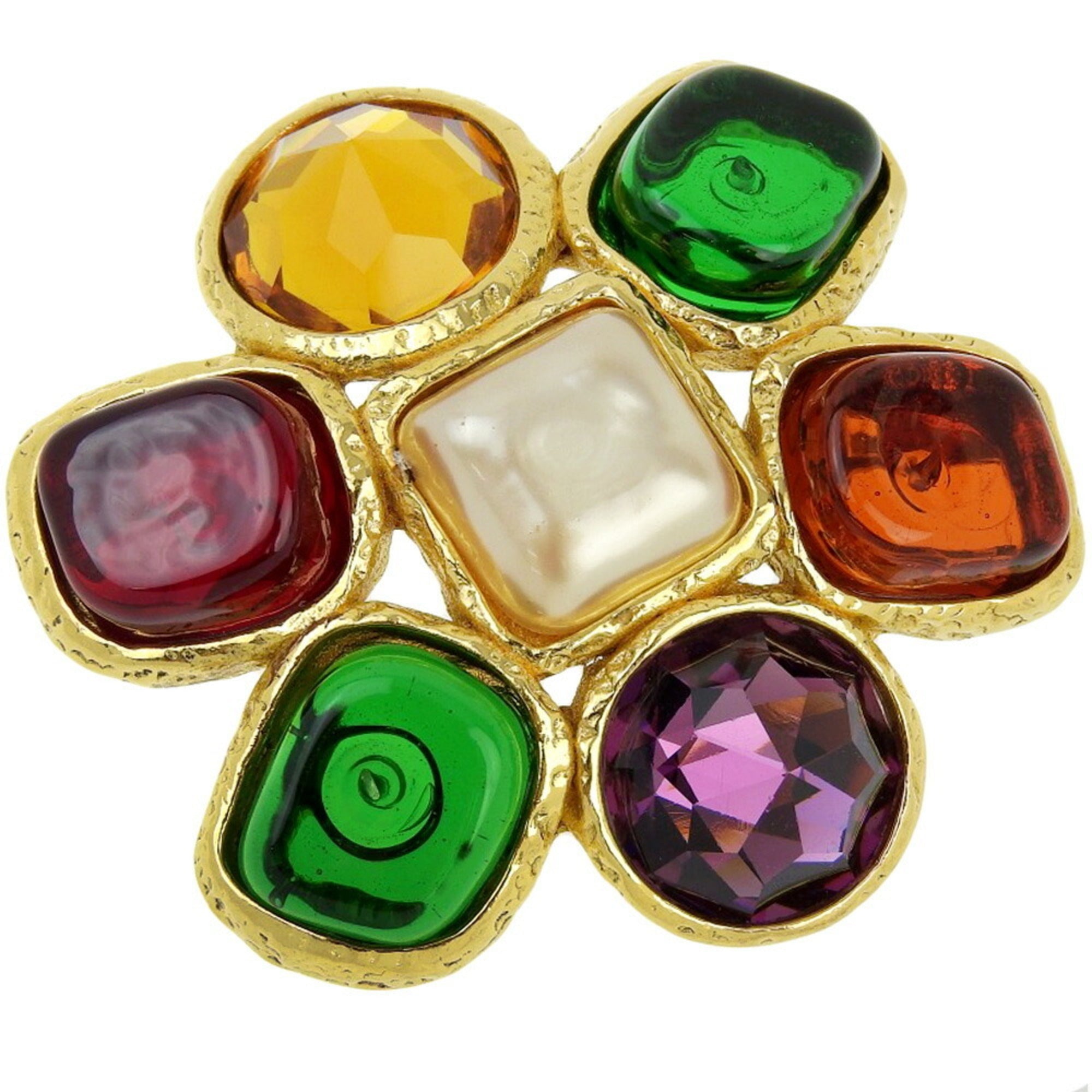 Gripoa Brooch Gold
