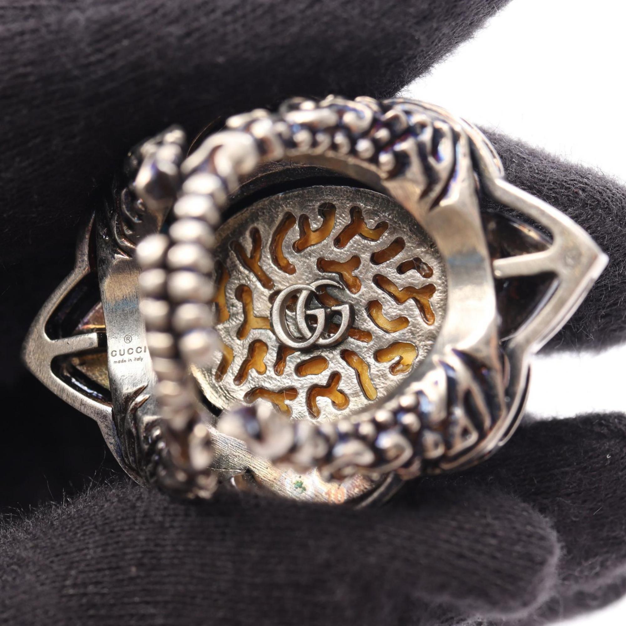 Ring Blue and Silver with Turquoise