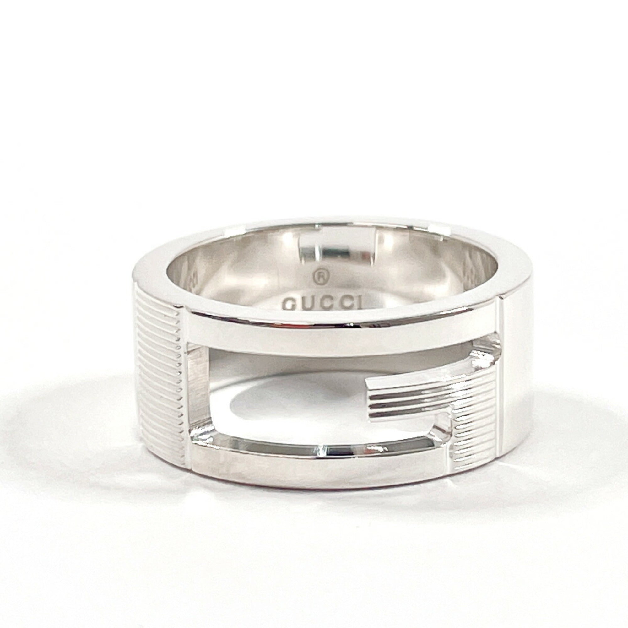 Cutout G Ring Sterling Silver