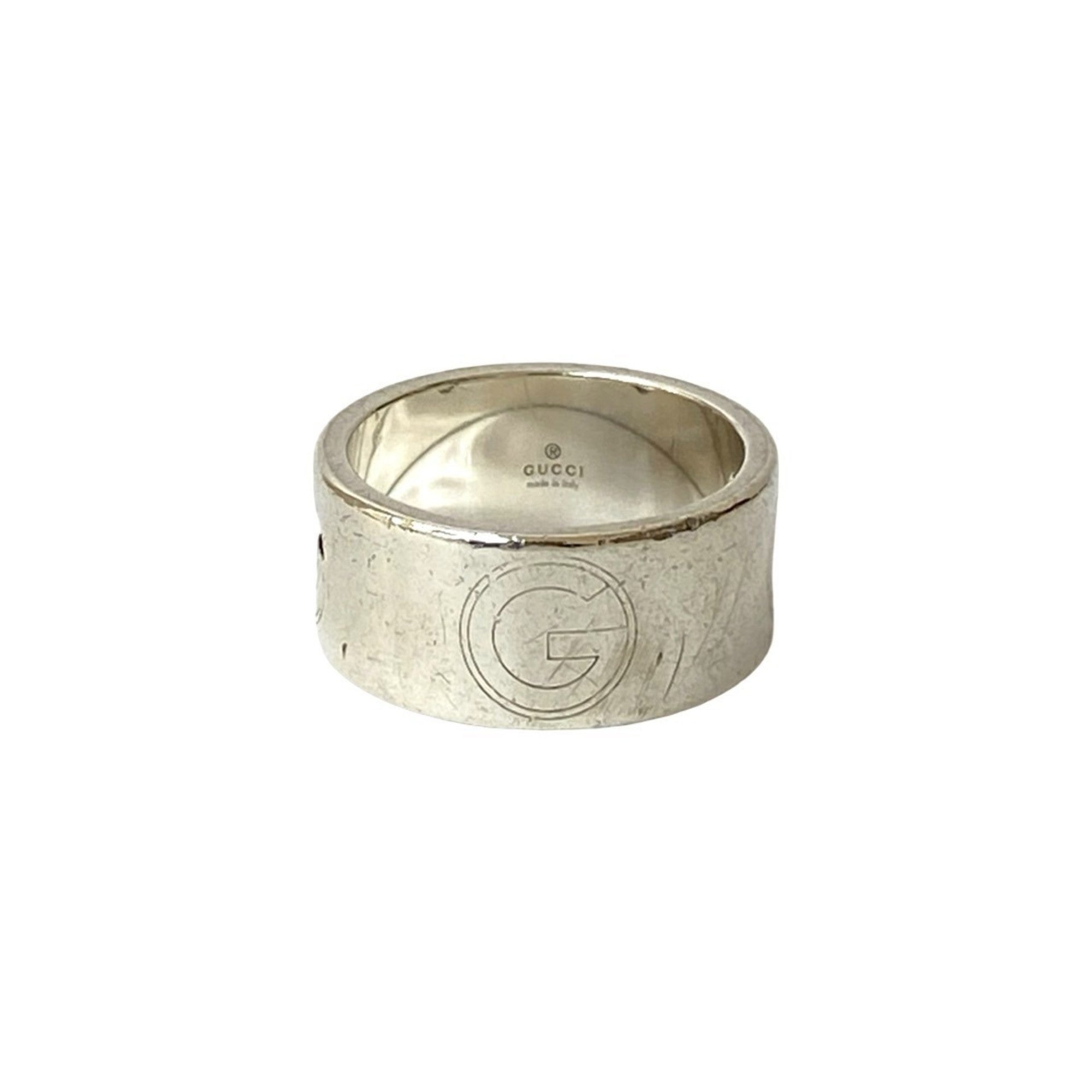G Cutout Ring Sterling Silver