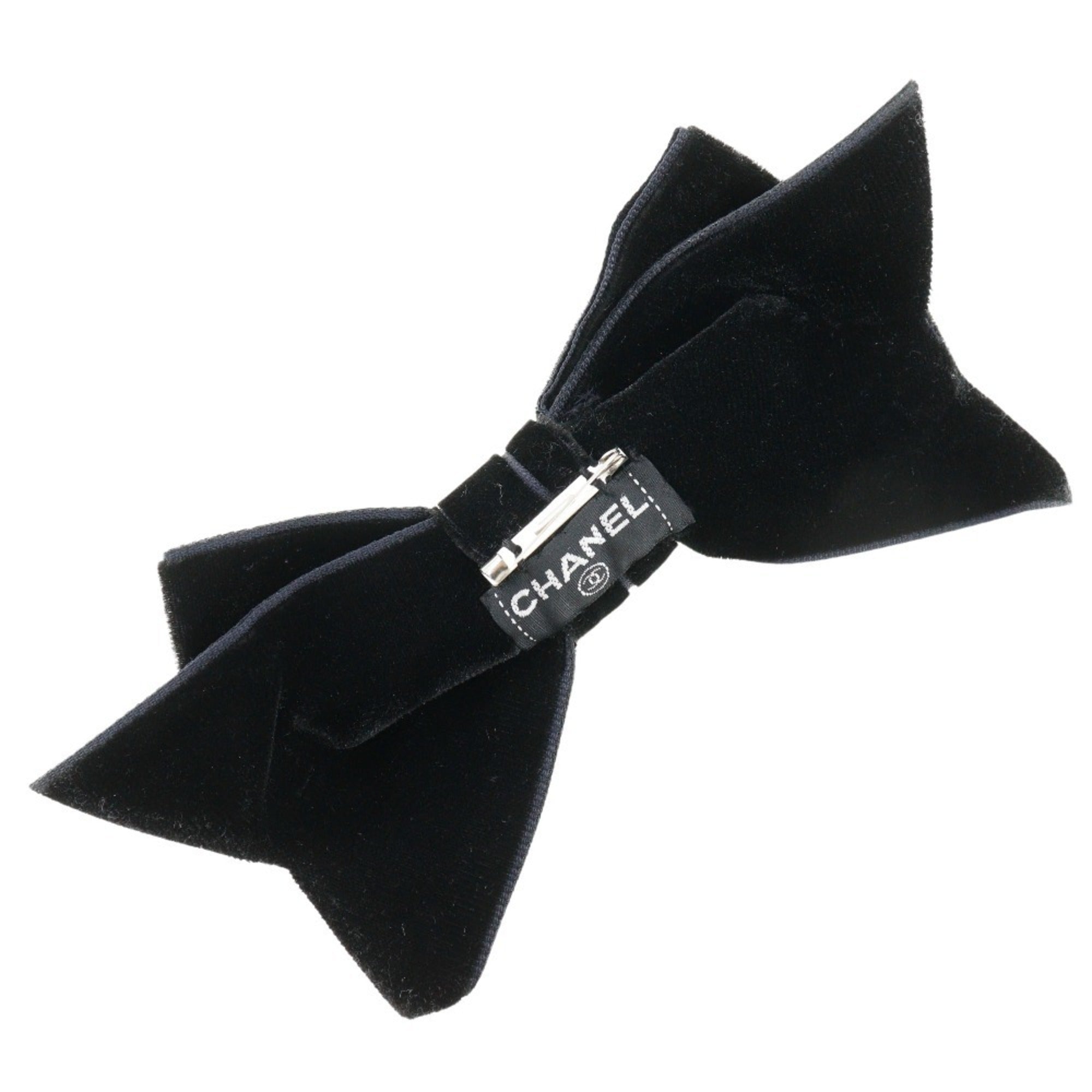 Ribbon Brooch Black