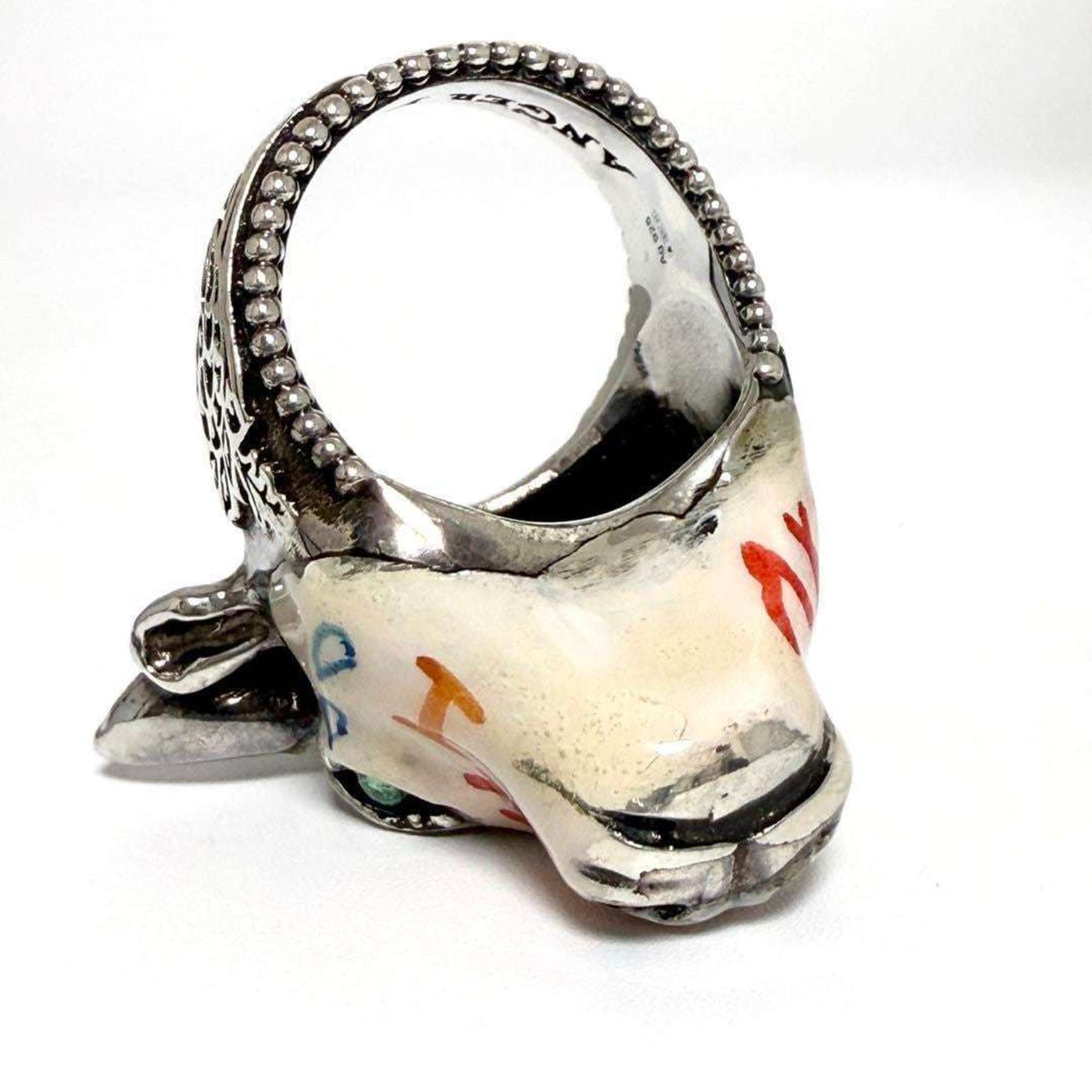Anger Forest Bull's Head Ring Sterling Silver
