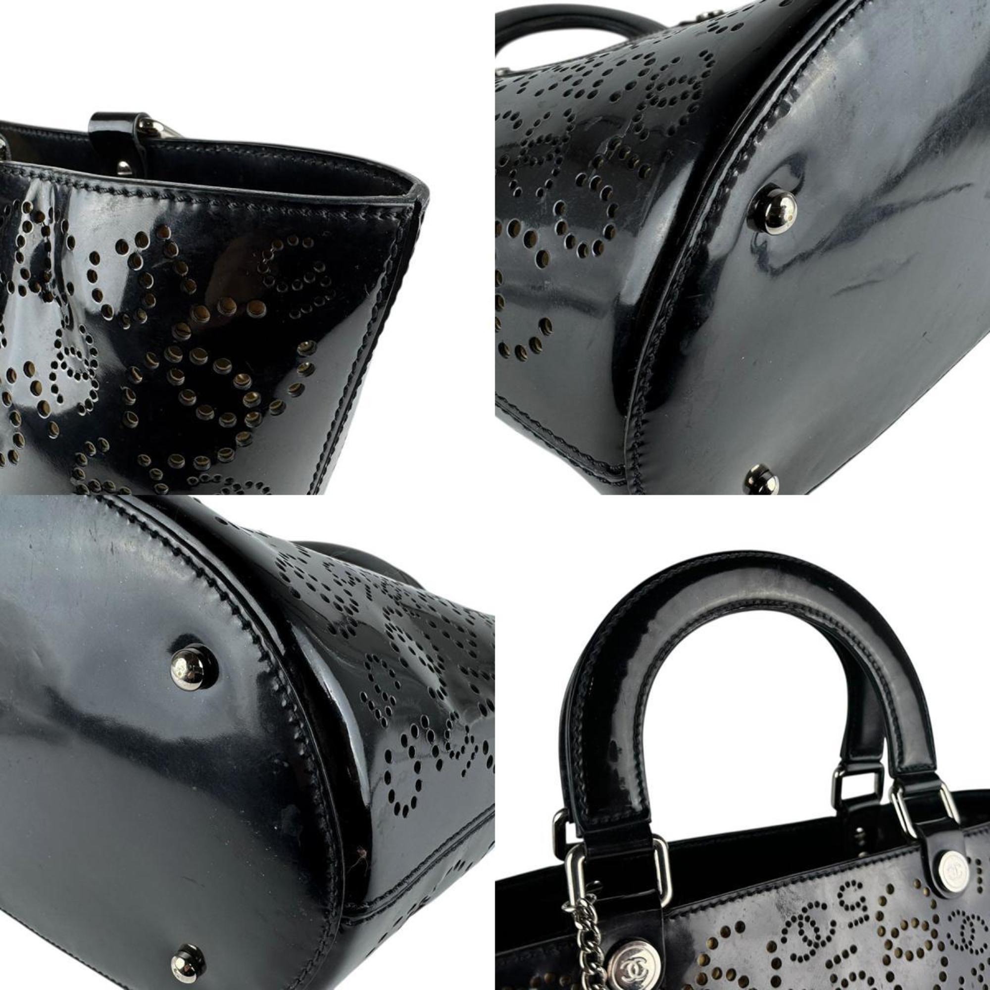 CC No.5 Shopping Tote Perforated Patent Medium