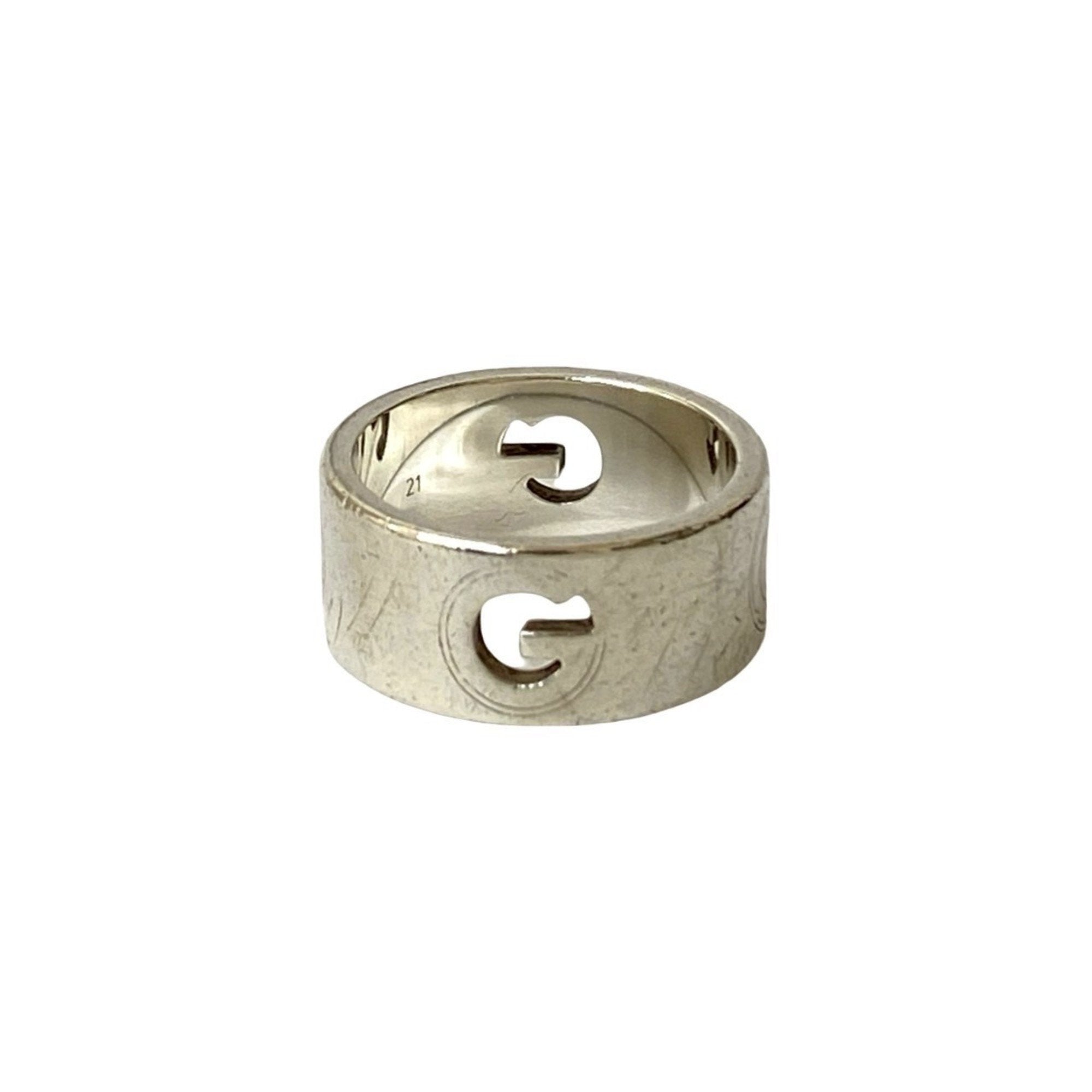 G Cutout Ring Sterling Silver