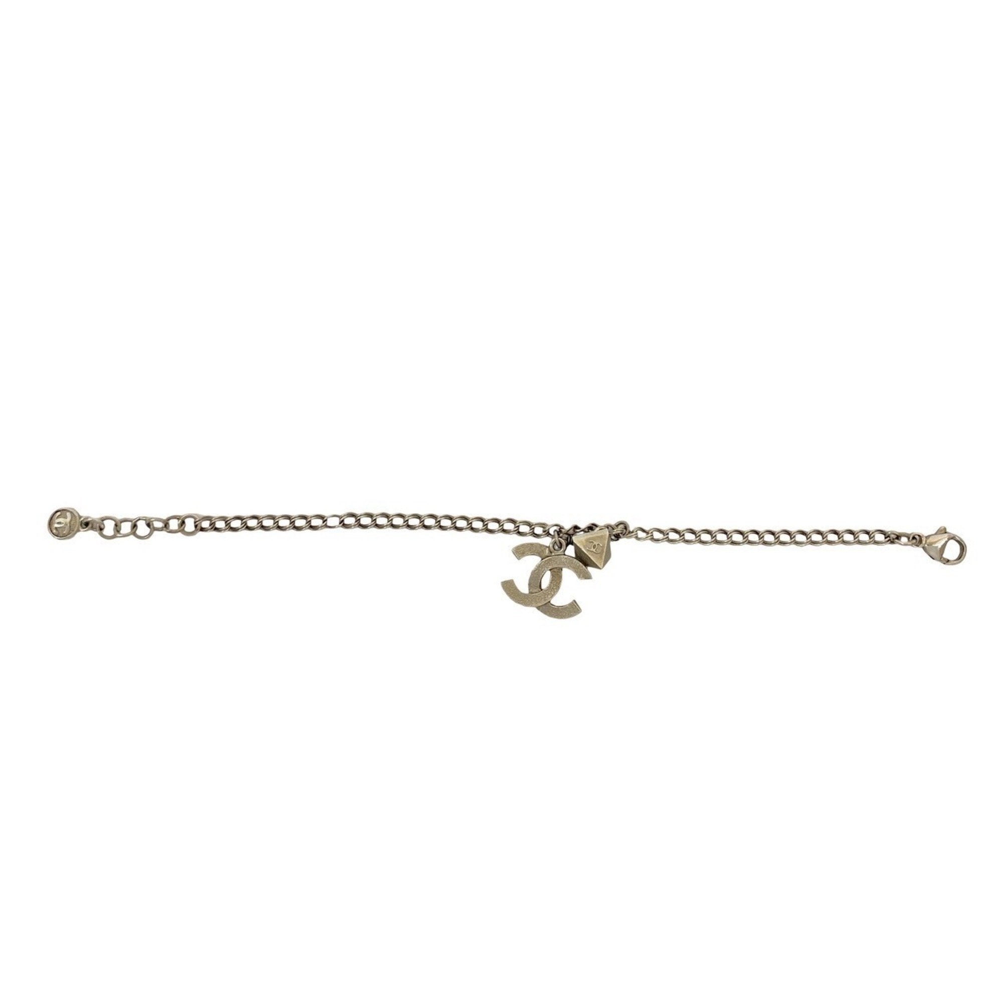 CC Logo Bracelet Silver-Tone Metal