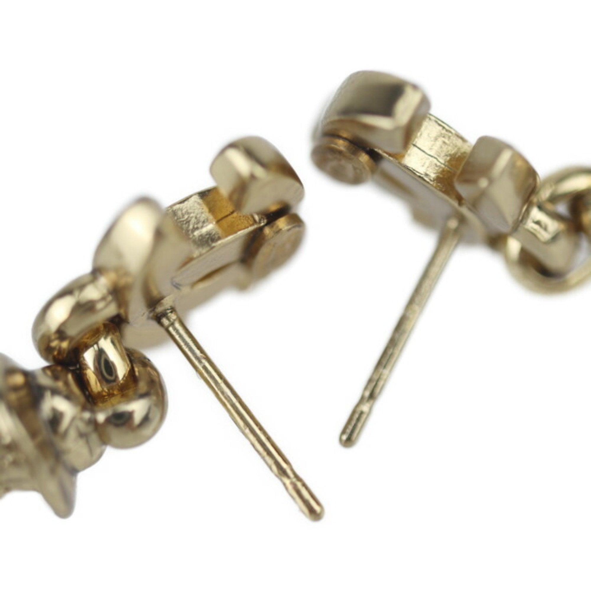 CC Logo Earrings Gold-Tone Metal Gold-Tone Metal