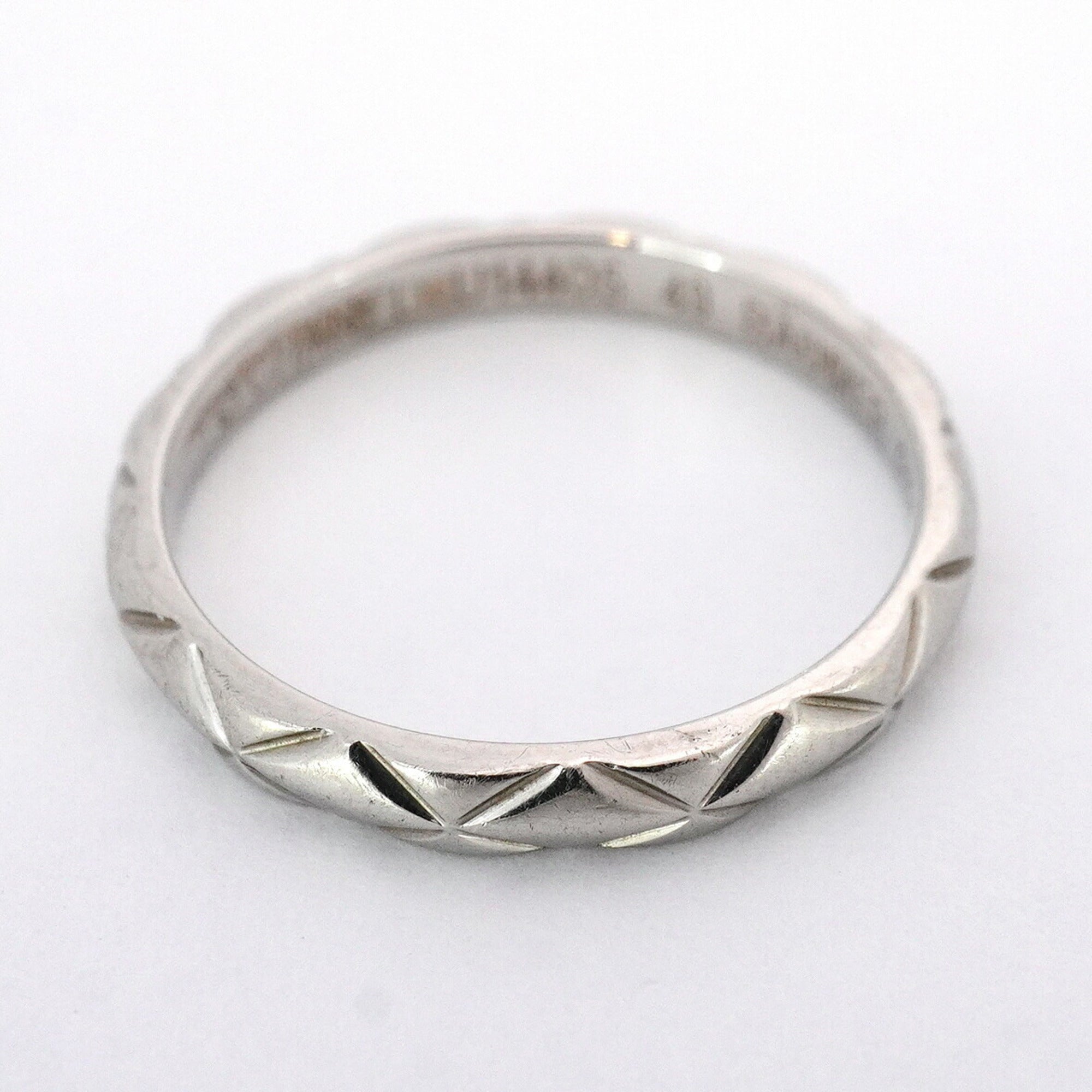 Matelasse Ring Platinum