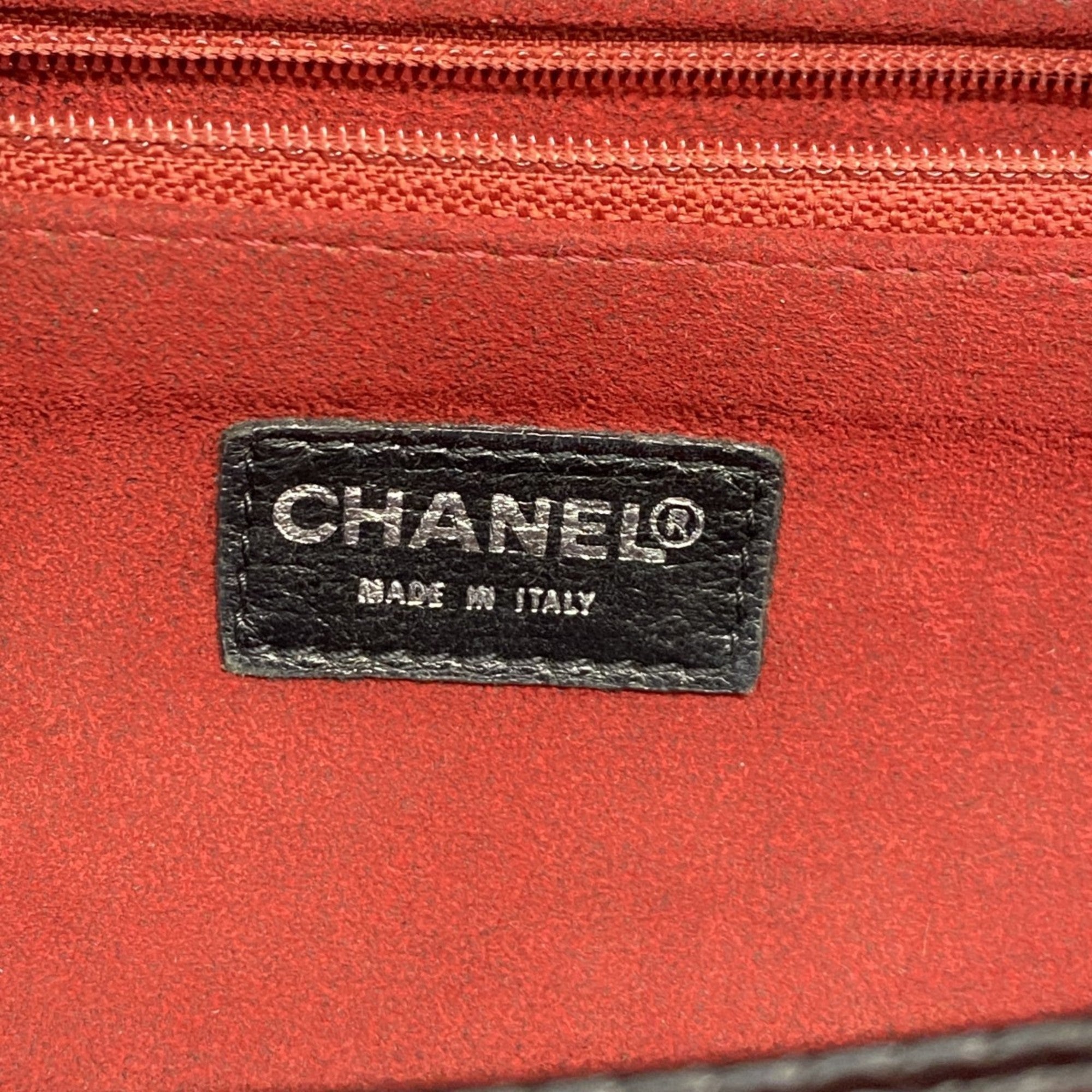 Chocolate Bar CC Bowler Bag Quilted Patent Large
