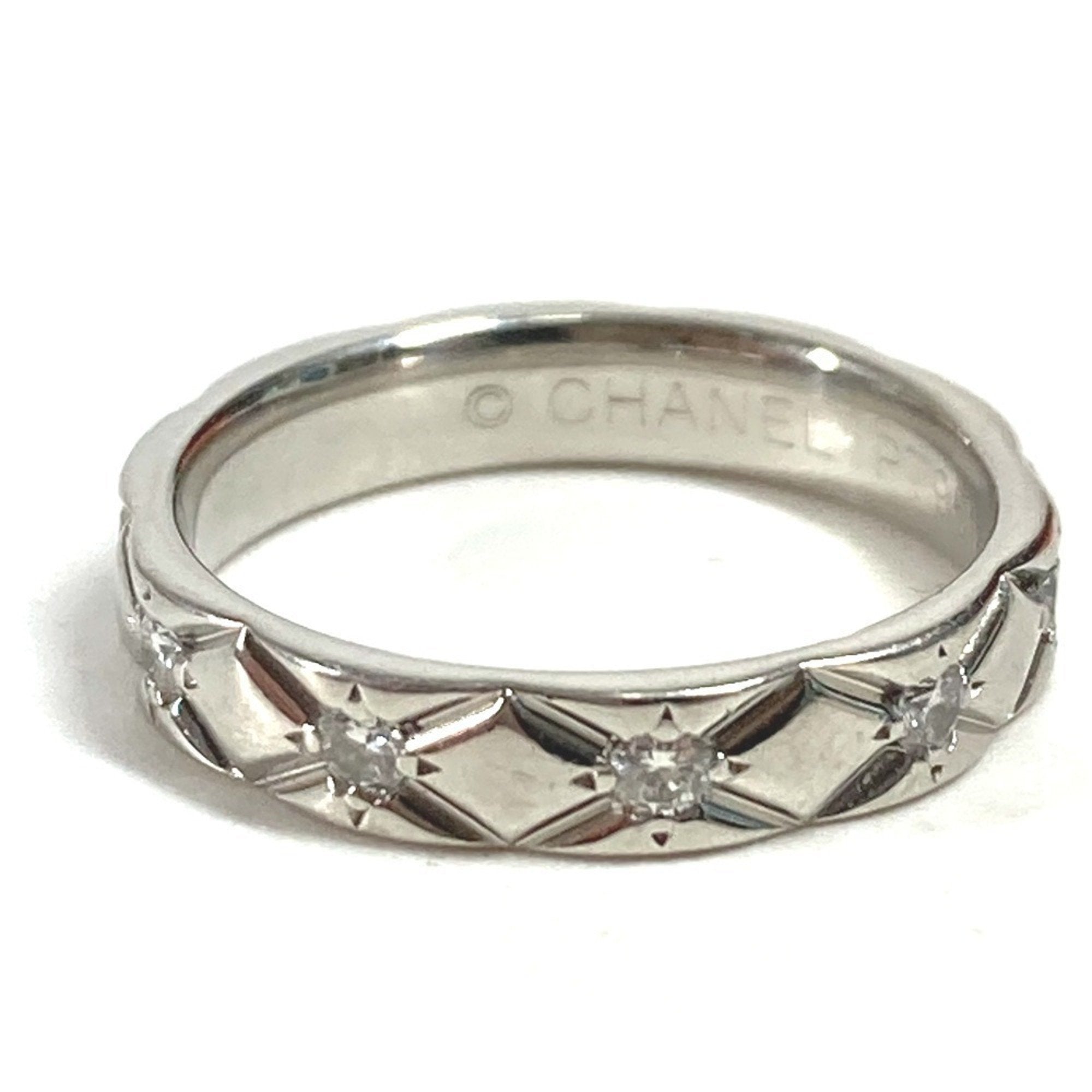 Matelasse Quilted Ring Platinum