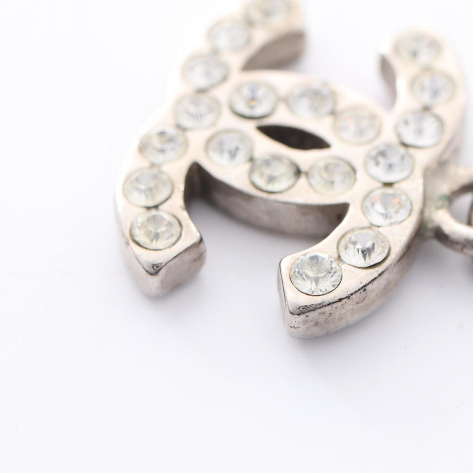 CC Logo Pendant Necklace Sterling Silver