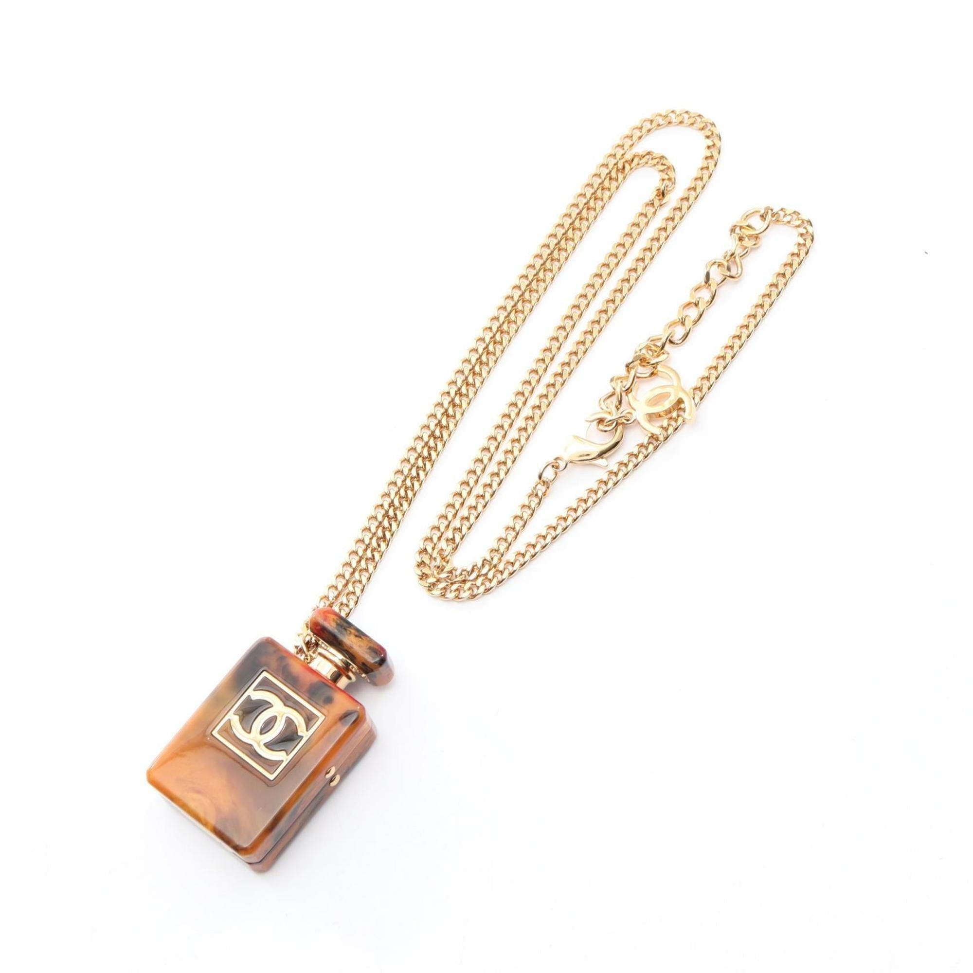 CC Logo Pendant Necklace Metal