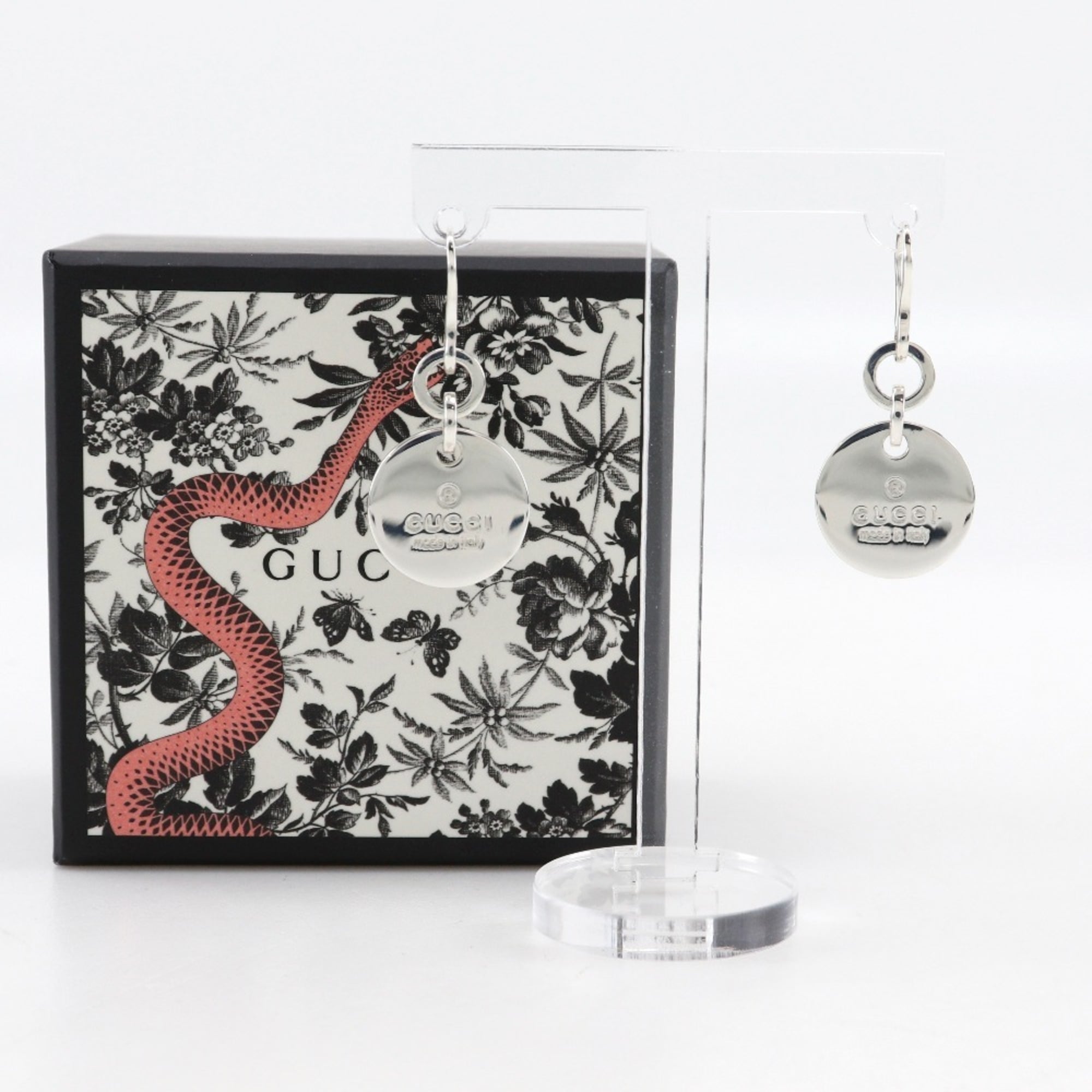 Earrings Logo Sterling Silver