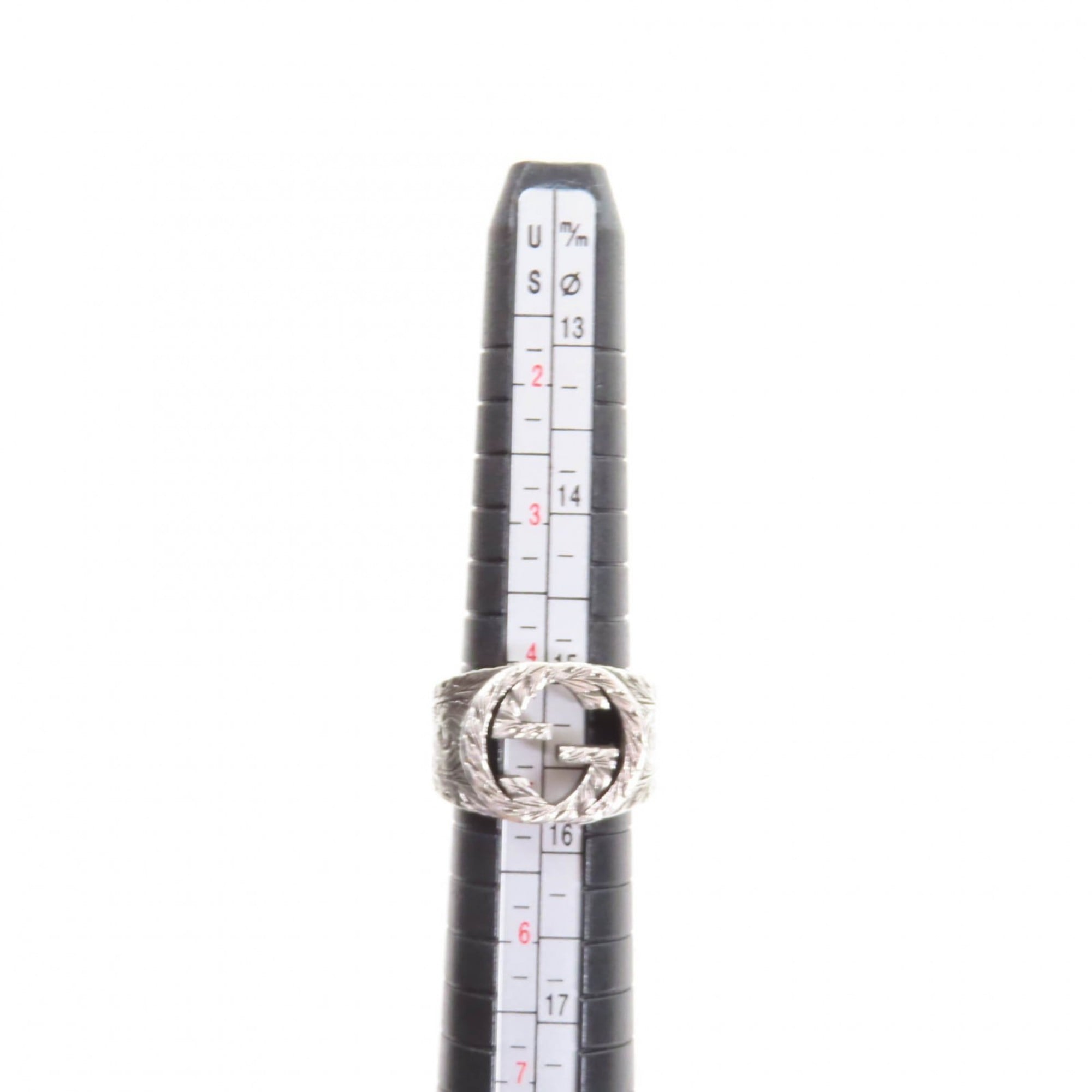 Interlocking G Arabesque Ring Sterling Silver