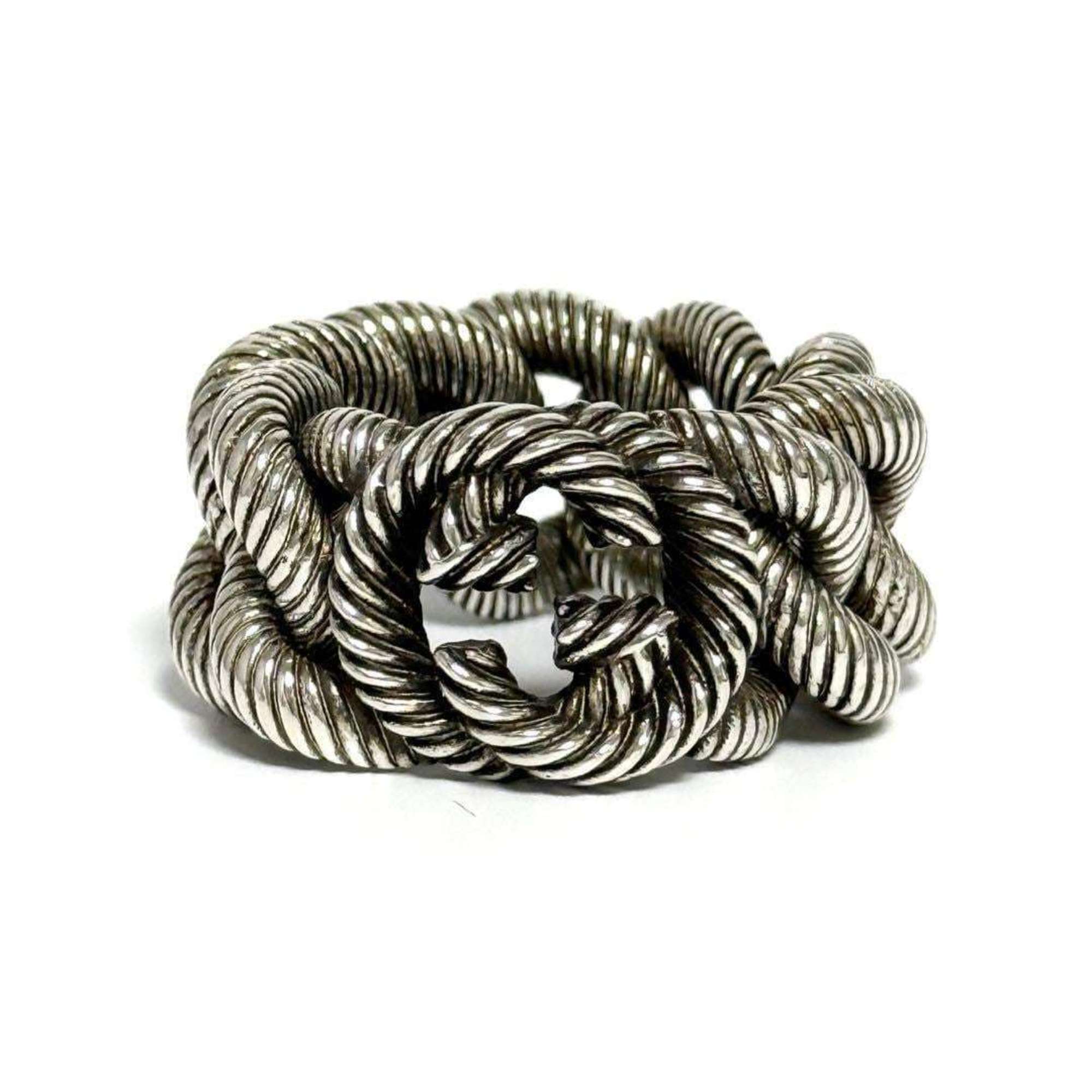 Gourmet Chain Ring Sterling Silver