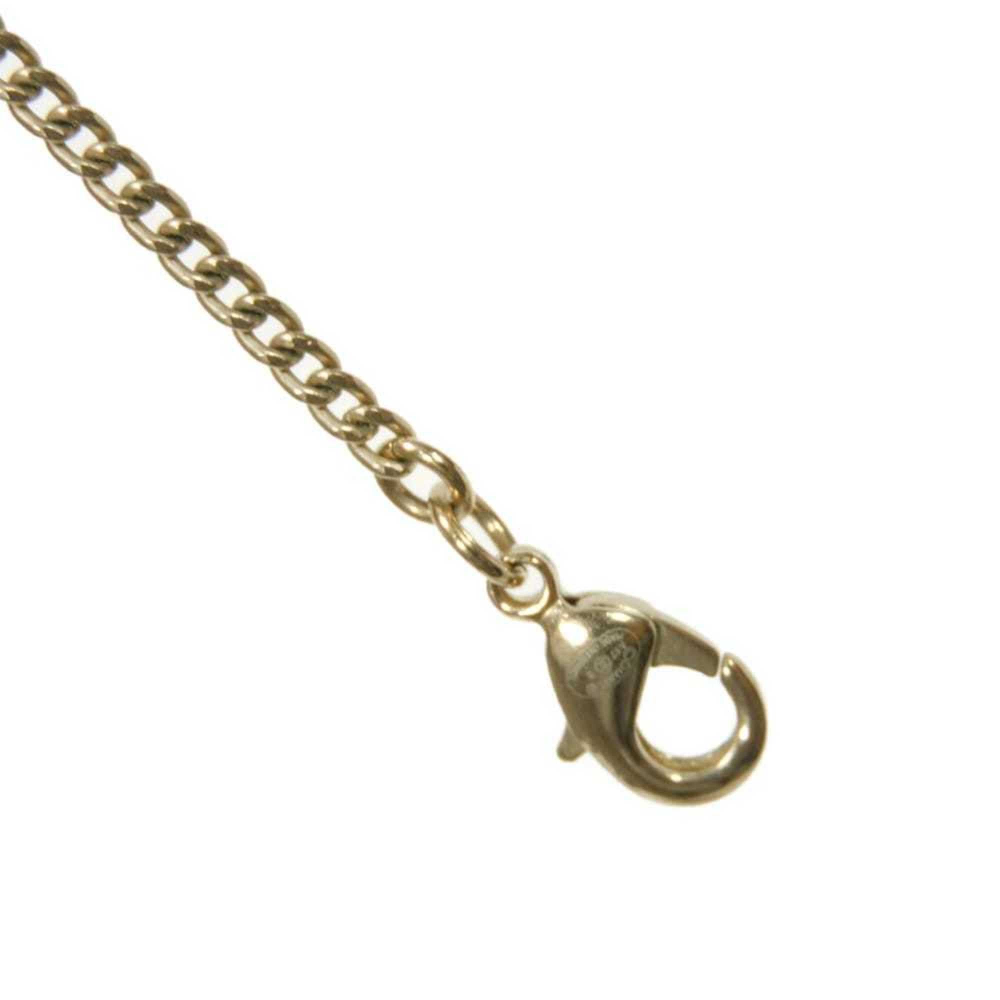 CC Logo Star Pendant Necklace Gold-Tone Metal