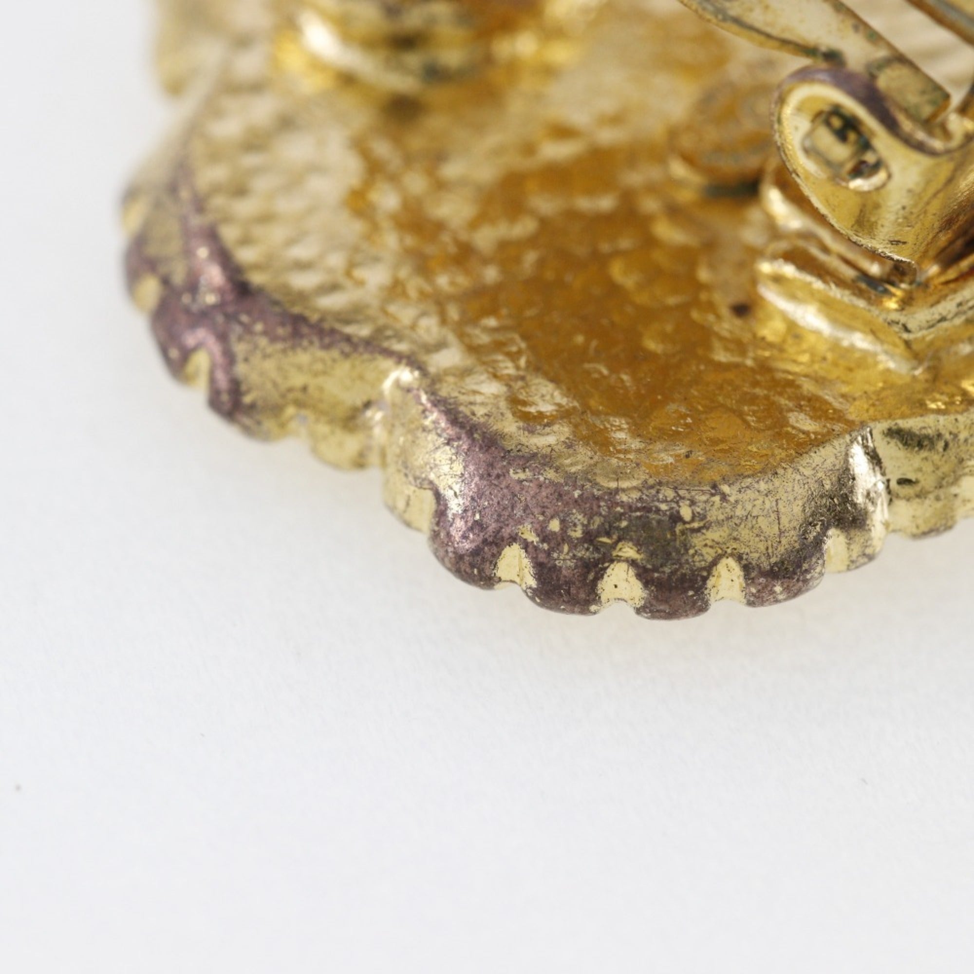 Earrings Gold-Tone Metal