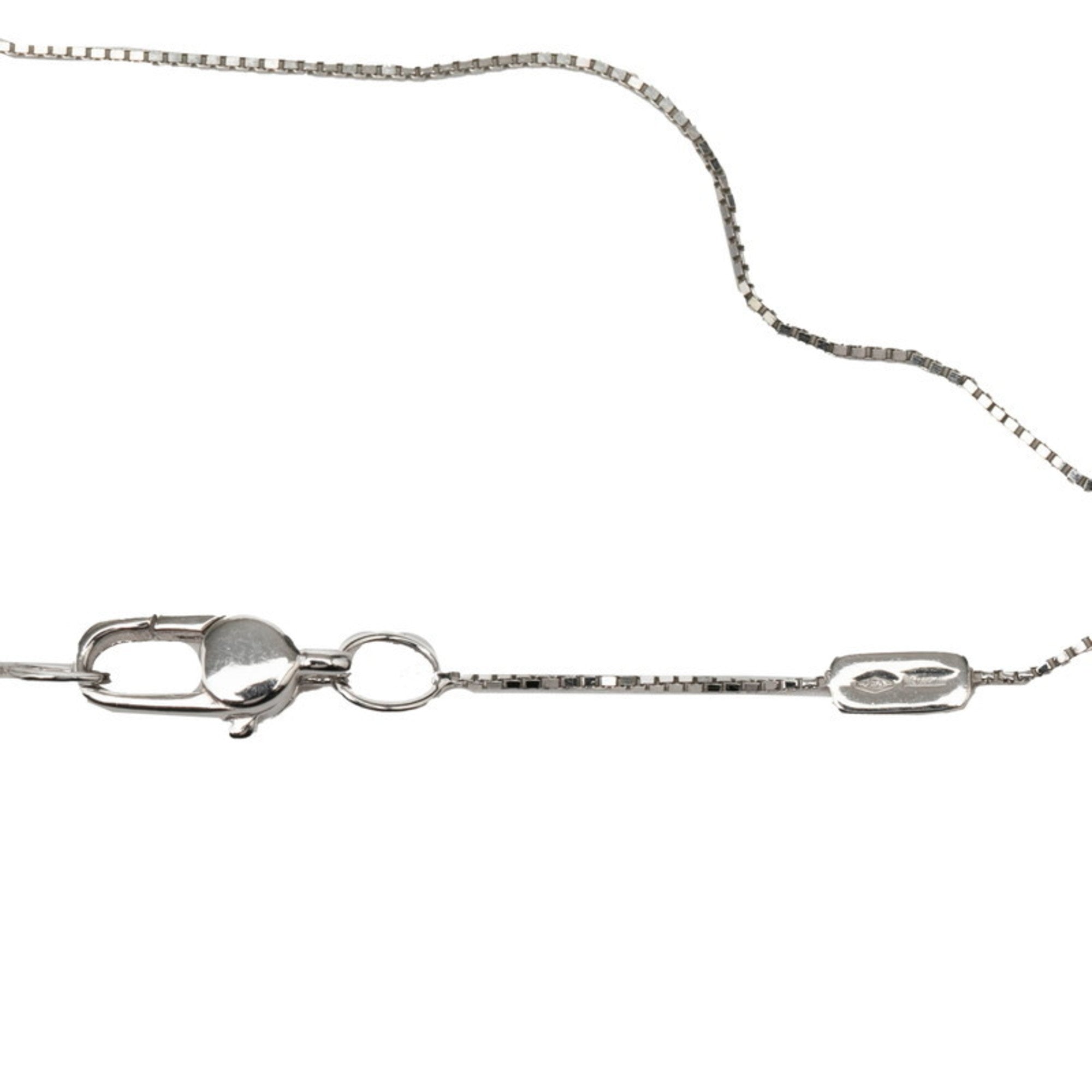 Pendant Necklace 18K White Gold with Diamond