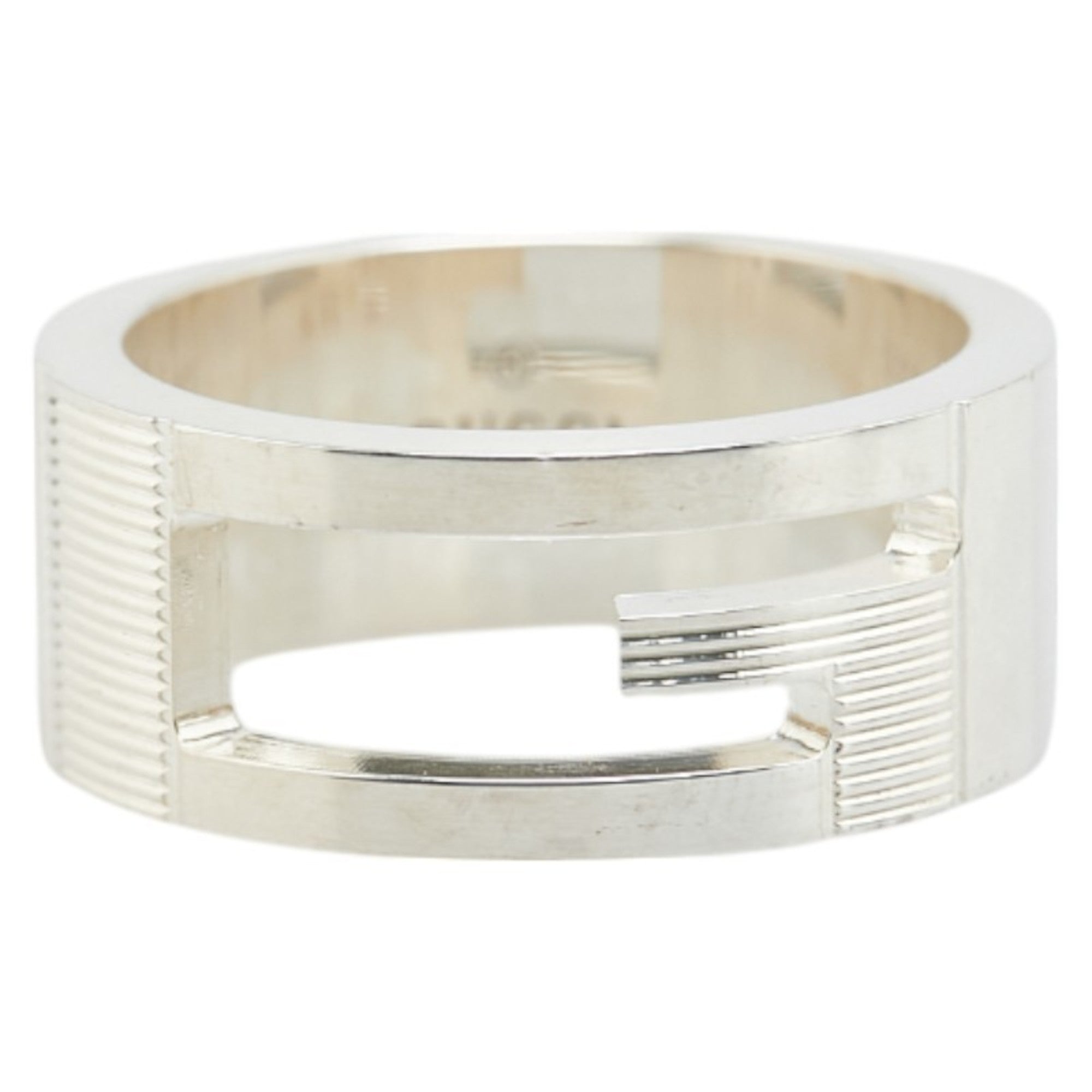 Cutout G Ring Sterling Silver